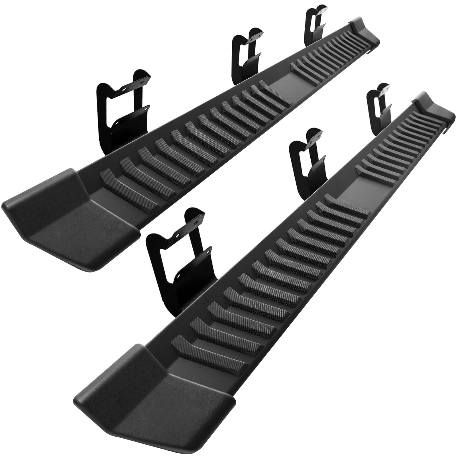 Comnova Running Board Compatible With Ford F-150 Crew Cab 2004-2014(4 Full-Size Doors), 6 Inch Step Pad Design, Oe Style (Black Powder-Coating), Side Step Step Bar.