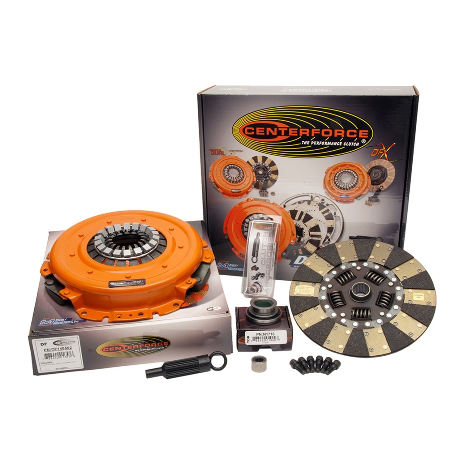 Centerforce Kdf485216 Dual Friction Full Clutch Kit