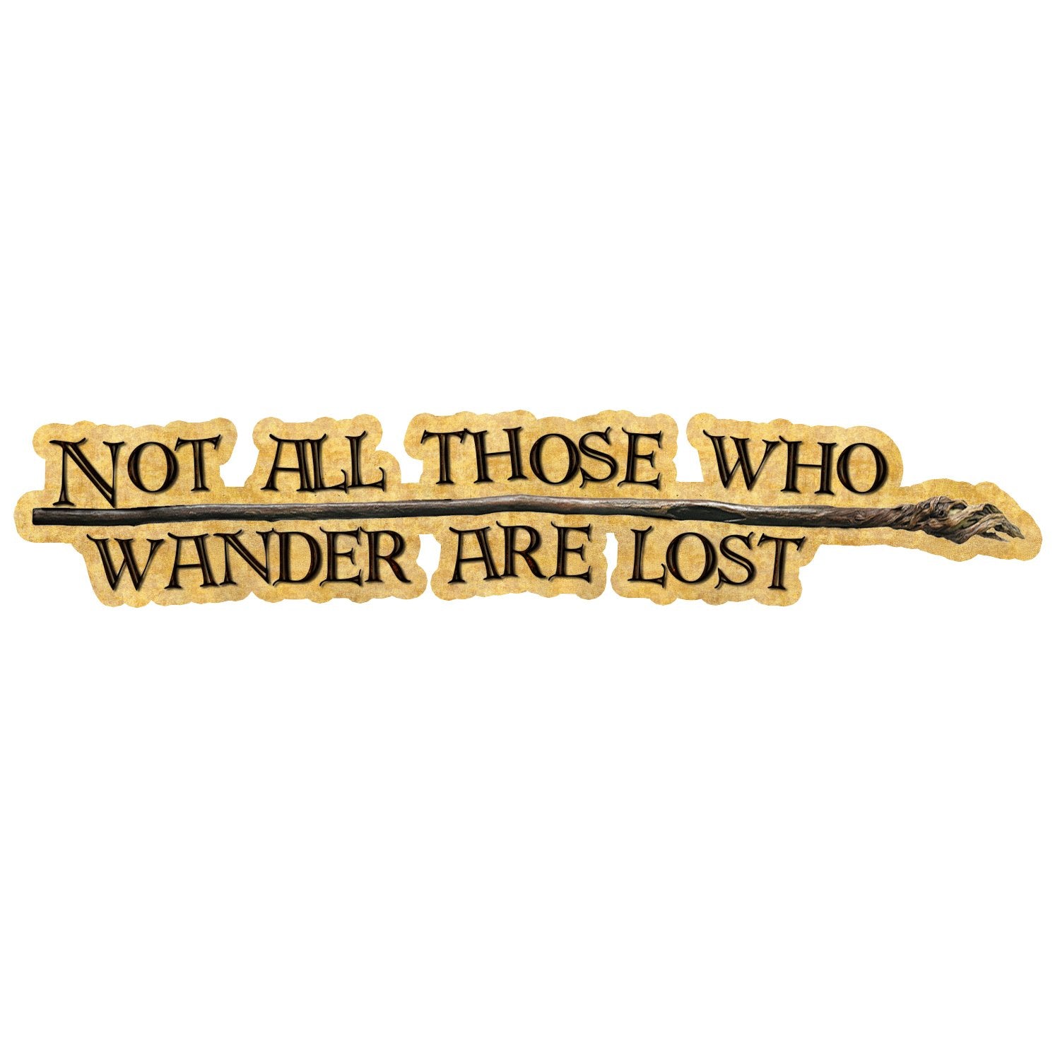Bargain Max Decals Lotr Not All Those Who Wander Are Lost Compass Window Laptop Car Sticker 8'