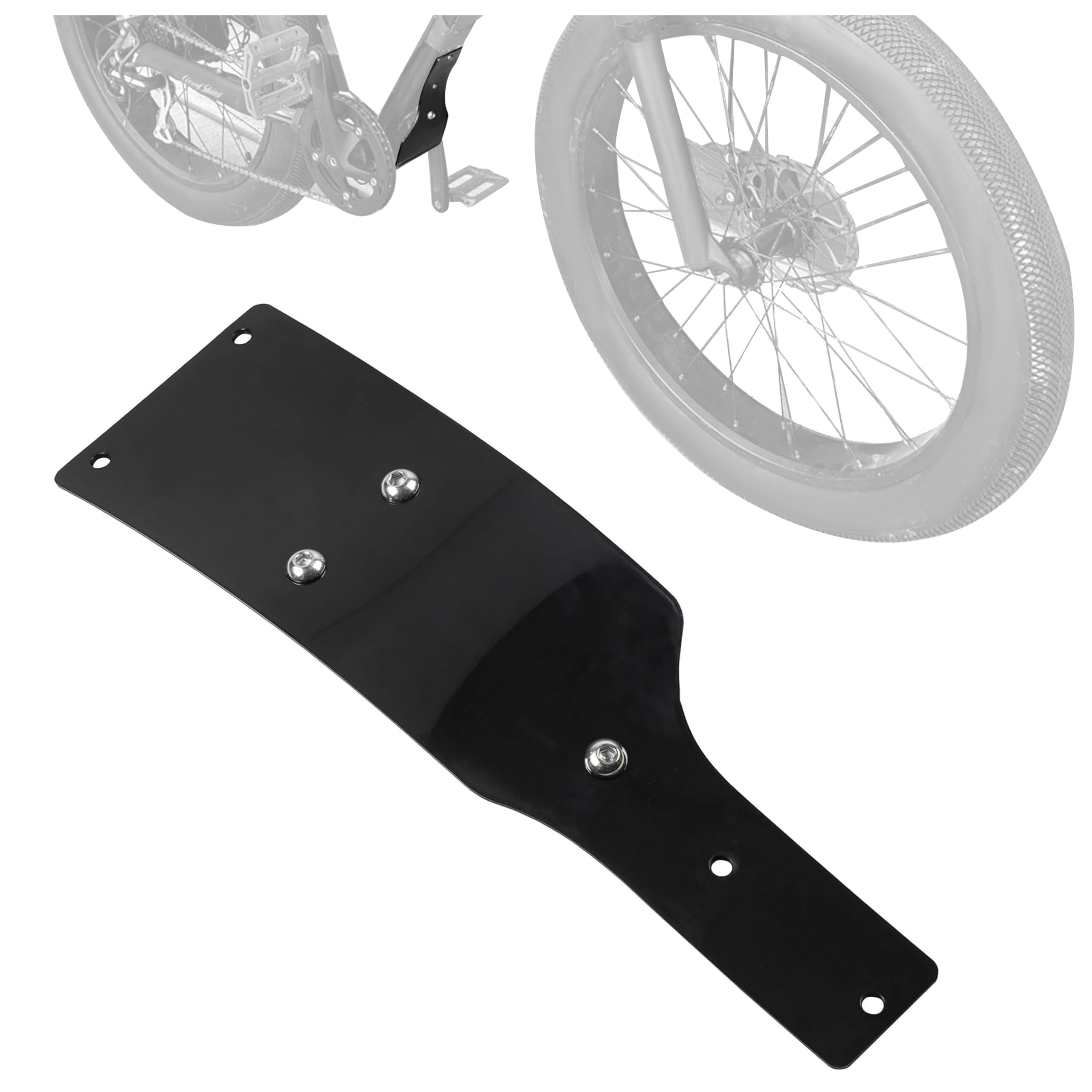 Ecotric Electric Bicycle Skid Plate/Rock Guard Compatible With 2016-2020 Rad Power Bikes Radrover & Radrhino