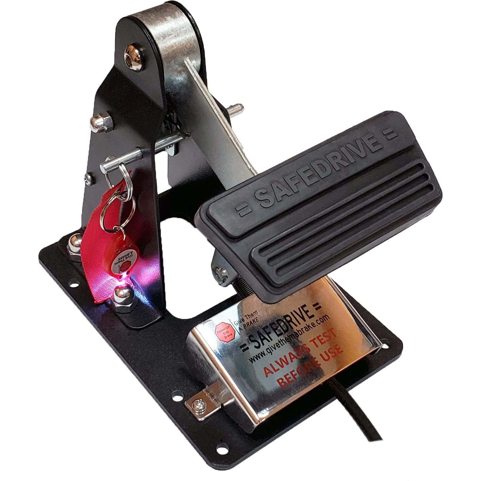 Safedrive Universal Dual Brake, Instructors Passenger Side Brake, School Student Drivers Ed Training Brake Pedal, Rhd Brake
