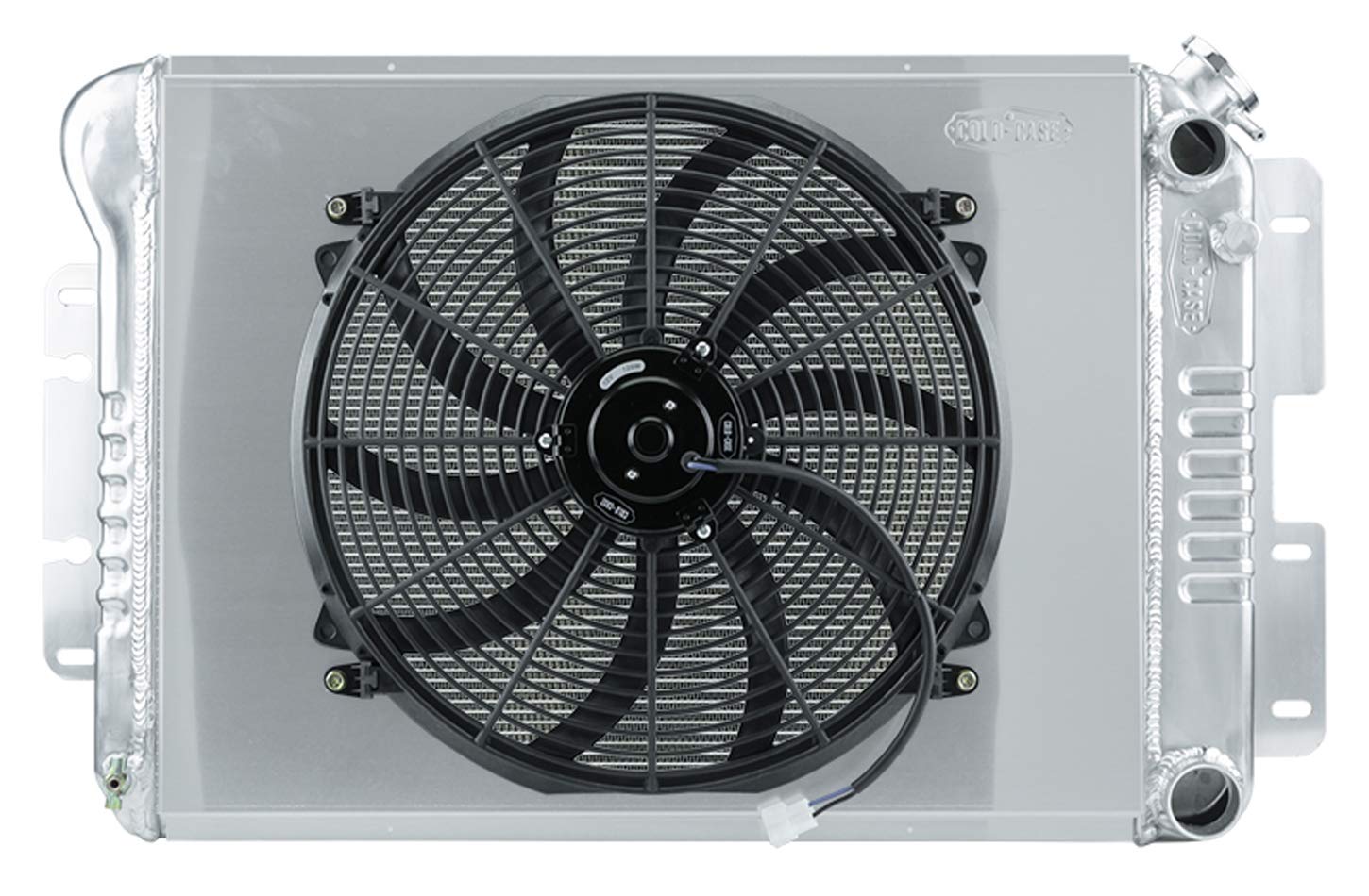 Cold - Case 67-69 Camaro/Firebird Ls Swap Radiator And 16In Fan, 36 Inch, Aluminum, 12V, 2500Rpm, 35Db, Fits Gm Ls-Series - F-Body 1967-69