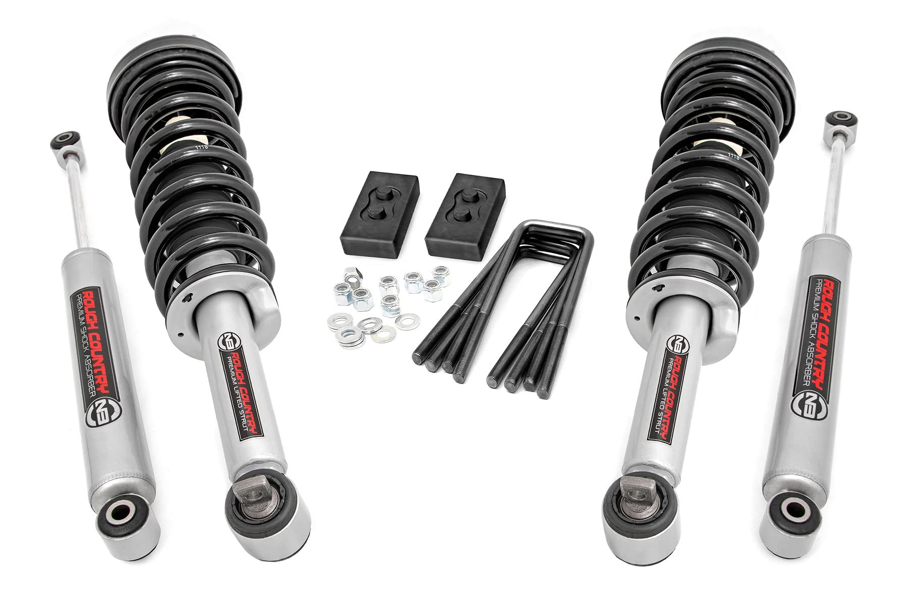 Rough Country 2' Lift Kit W/N3 Struts & Shocks For 21-23 Ford F-150 4Wd - 57131
