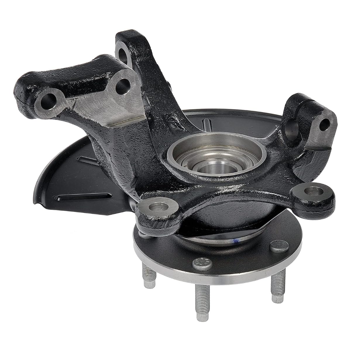 Autoshack Front Steering Knuckle & Wheel Bearing Hub Assembly 5 Lugs Passenger Side Replacement For 2005-2012 Ford Escape 2005-2011 Mercury Mariner 2005 2006 2008-2011 Mazda Tribute 4Wd Fwd Kn798406