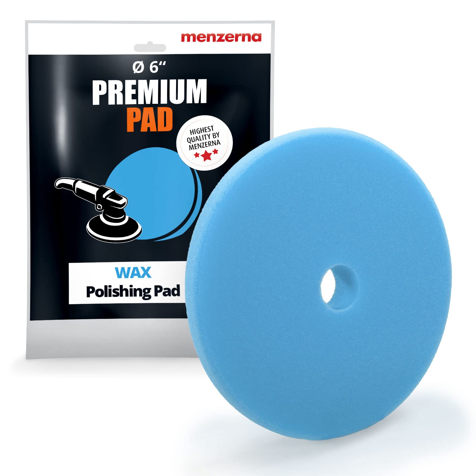 Menzerna Blue Wax Foam Pad 6' / 150 Mm