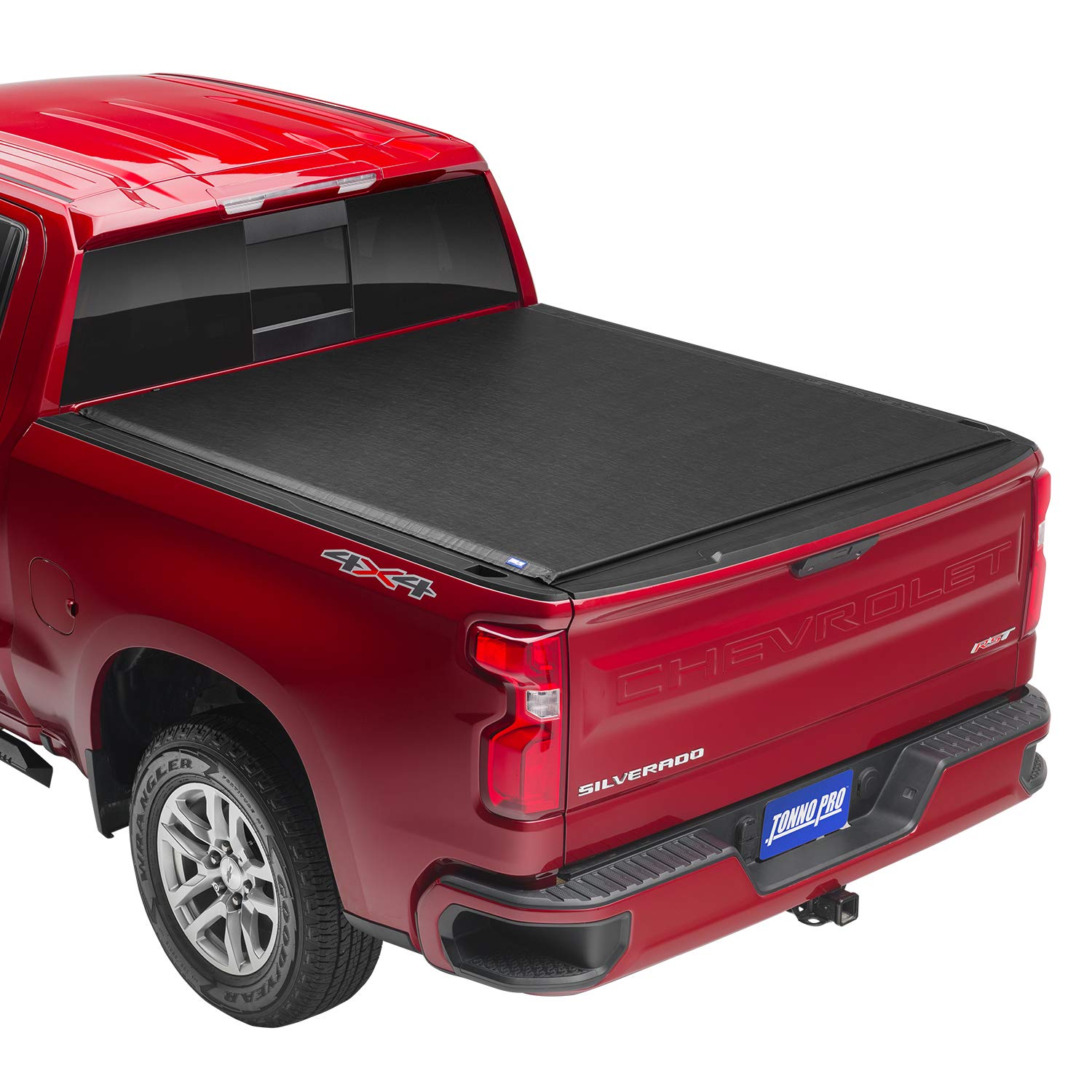 Tonno Pro Lo Roll, Soft Roll-Up Truck Bed Tonneau Cover | Lr-1100 | Fits 2019 - 2023 Chevy/Gmc Silverado/Sierra, Works W/ Multipro/Flex Tailgate 6' 7' Bed (79.4')