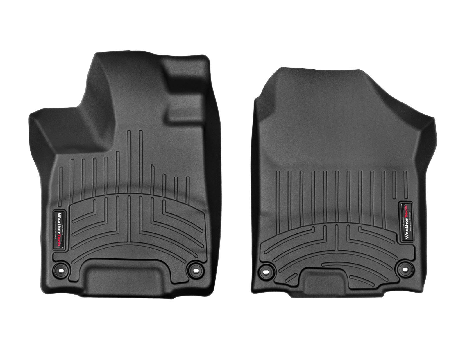 Weathertech Custom Fit Floorliners For Honda Pilot, Passport - 1St Row (448391), Black