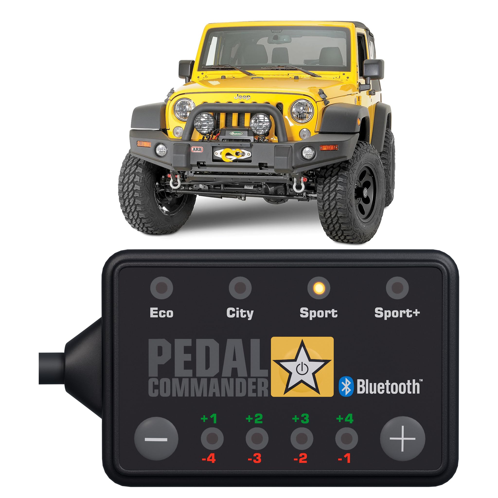 Pedal Commander For Jeep Wrangler Jk 2006-2018 Throttle Response Controller Fits: Unlimited, Sport, Sahara, Rubicon, Mojave, 2.8L 3.6L 3.8L, Jeep Wrangler Accessories