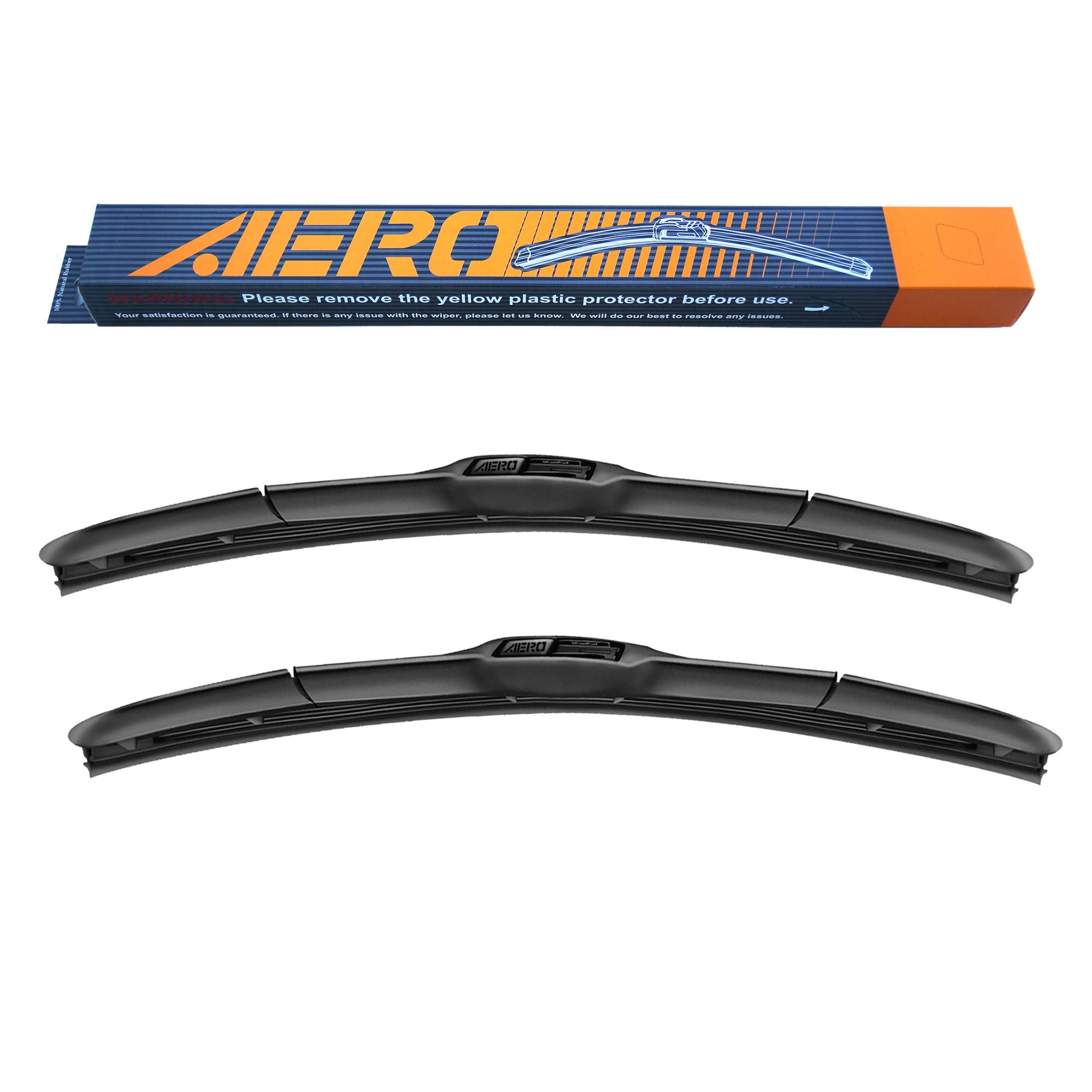 Aero Hybrid 17' + 16' Premium Quality All-Season Windshield Wiper Blades (Set Of 2)