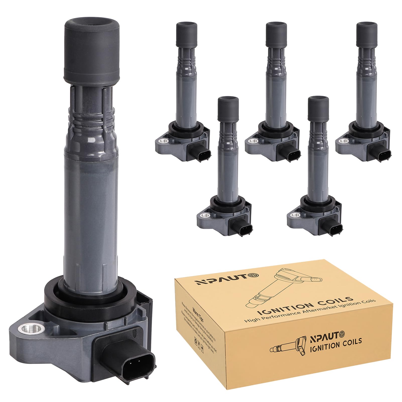 Ignition Coil Pack Compatible With V6 3.5 3.5L 2014 2015 2016 2017 2018 2019 2020 Acura Mdx Rlx Tlx, Honda Accord Pilot Ridgeline Crosstour Odyssey Passport, Uf713 6732316, Set Of 6