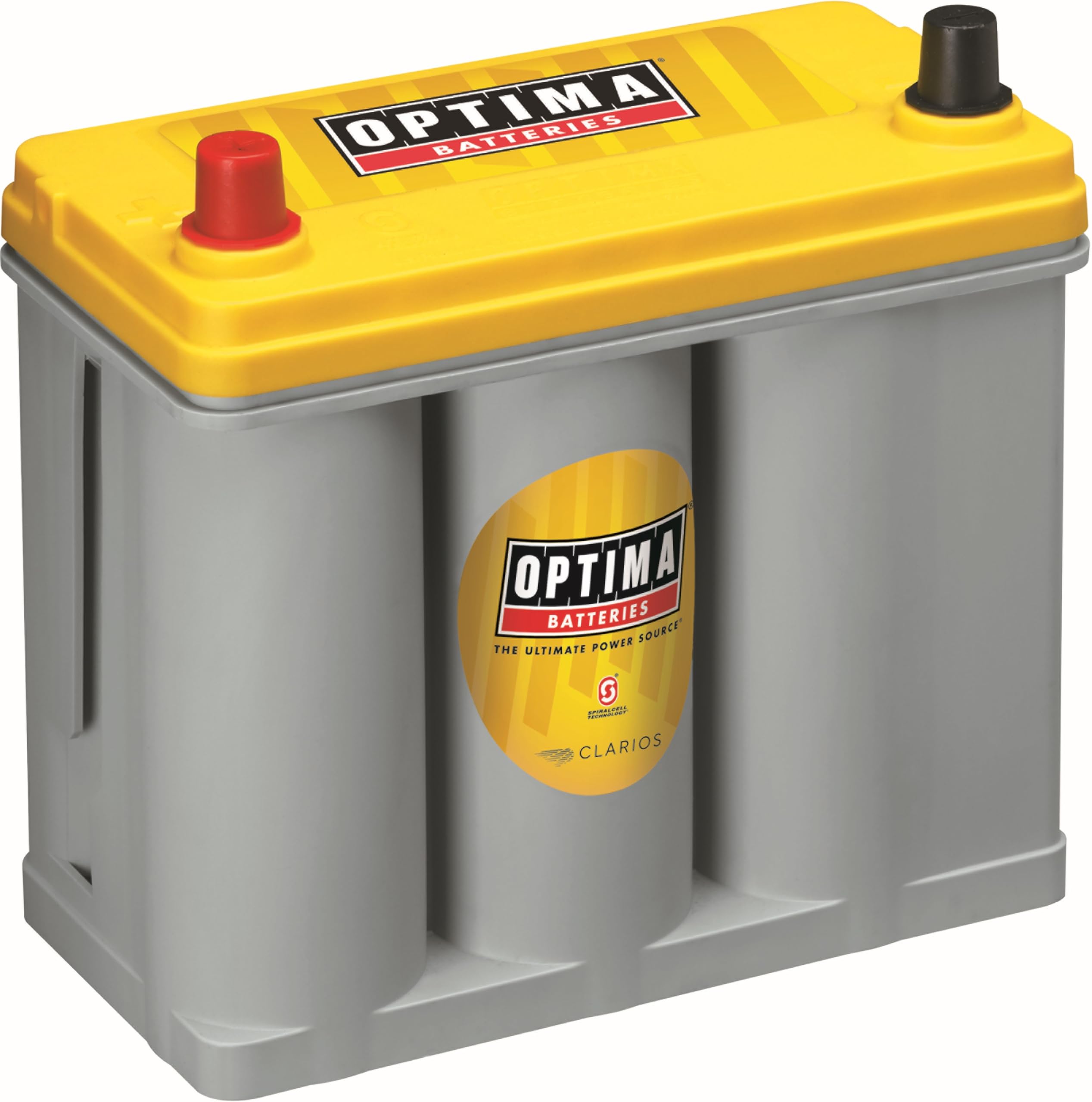 Optima Batteries High Performance D51 Yellowtop Dual Purpose Sealed Agm Car, Truck And Suv Battery, 450 Cca, Maintenance Free, Versitile Mounting