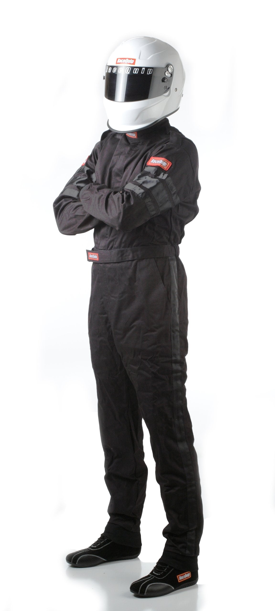 Racequip Racing Driver Fire Suit One Piece Single Layer Sfi 3.2A/ 1 Black 2X-Large 110007