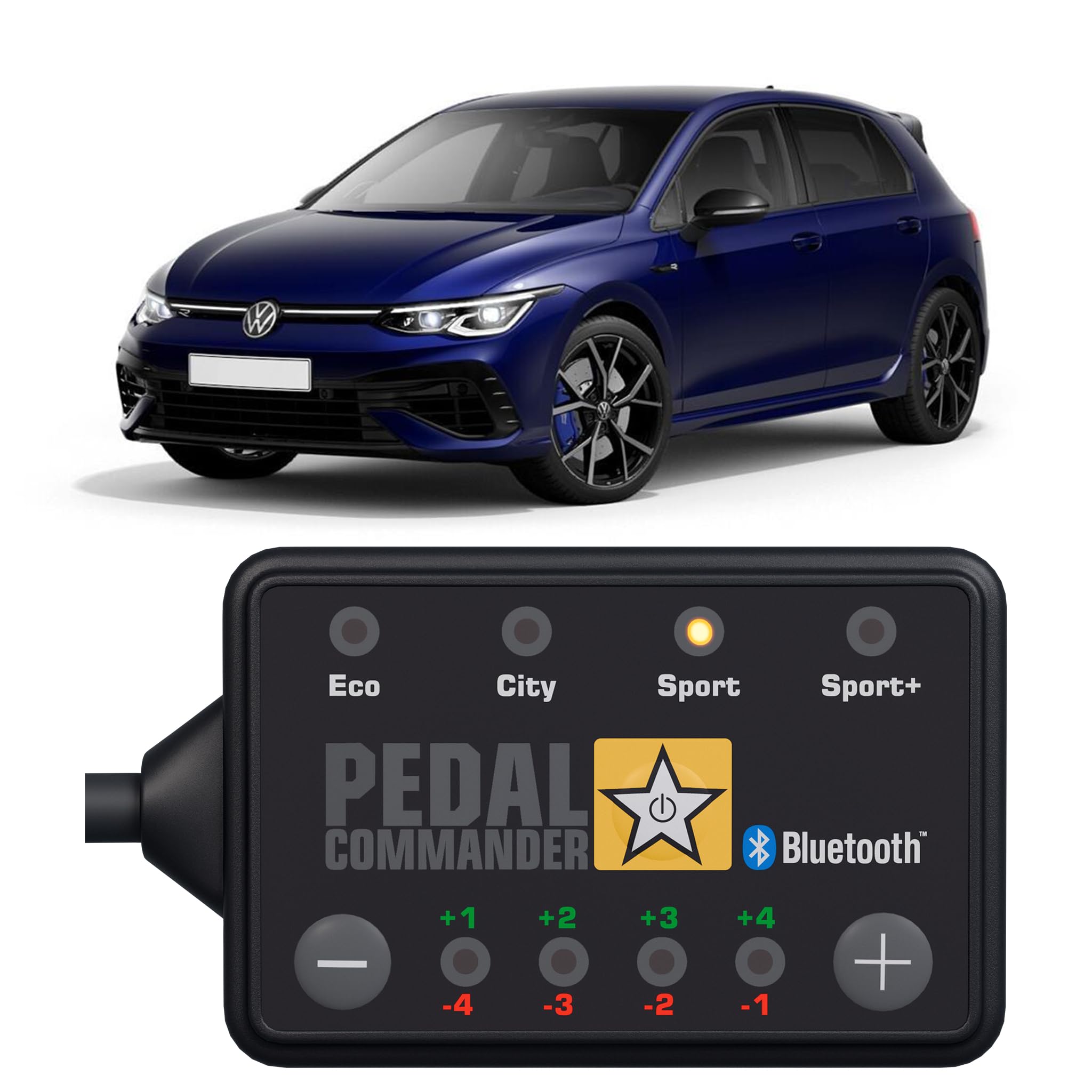 Pedal Commander For Volkswagen Golf R 2015-2024 Throttle Response Controller Fits: Mk7, Mk8, 2.0L Turbo, Volkswagen Golf R Accessories