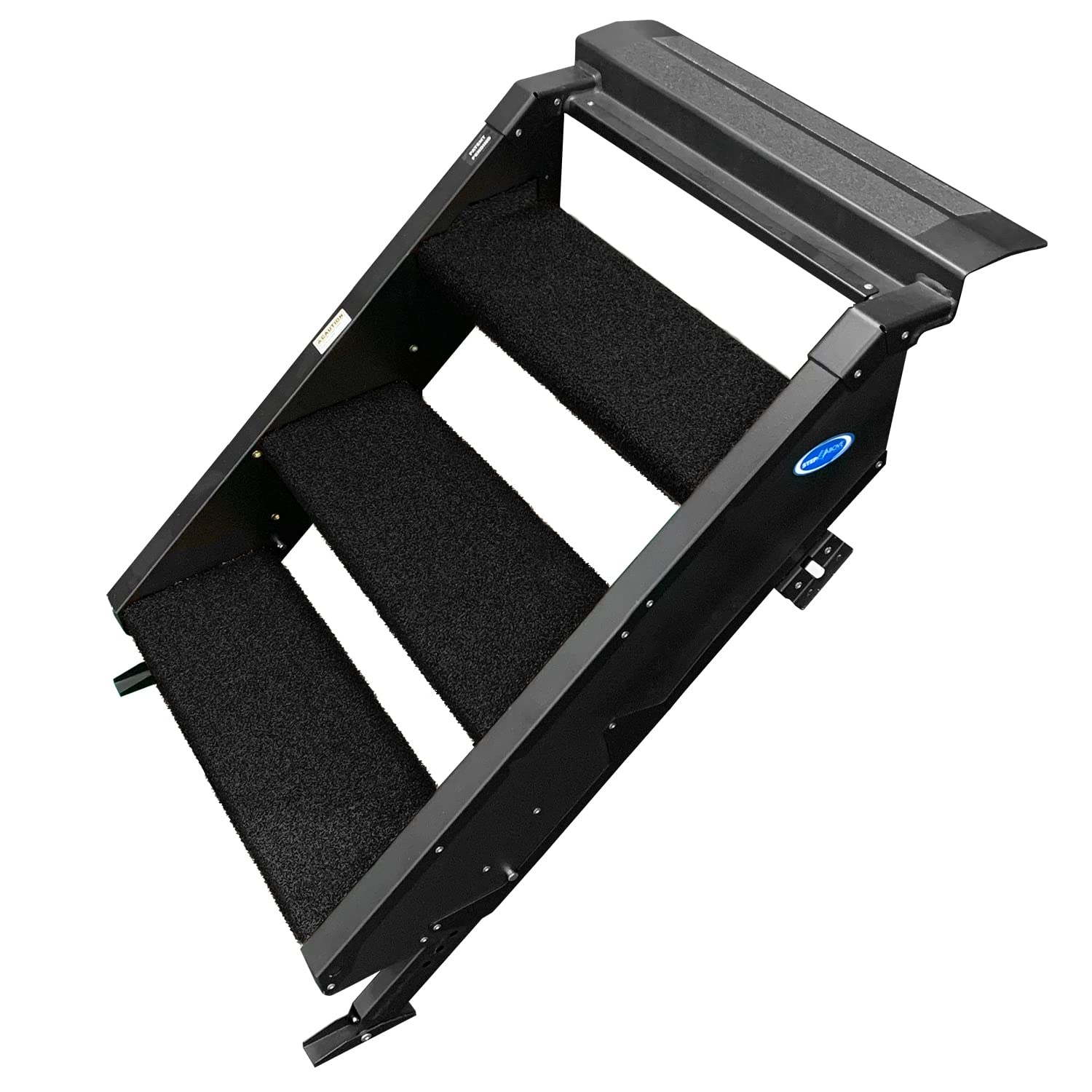 Prest-O-Fit 2-0524 Trailhead Step Rug 23.5 In. W (3 Pc Set) Fits Morryde Stepabove 3 Step - Obsidian Black