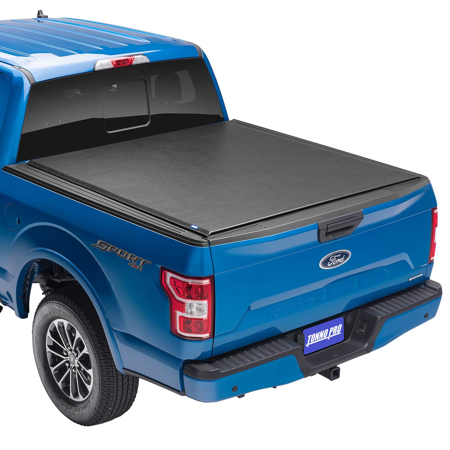 Tonno Pro Lo Roll, Soft Roll-Up Truck Bed Tonneau Cover | Lr-2015 | Fits 2009 - 2018, 2019 - 2020 Classic Dodge Ram 1500/2500/3500 6' 4' Bed (76.3')