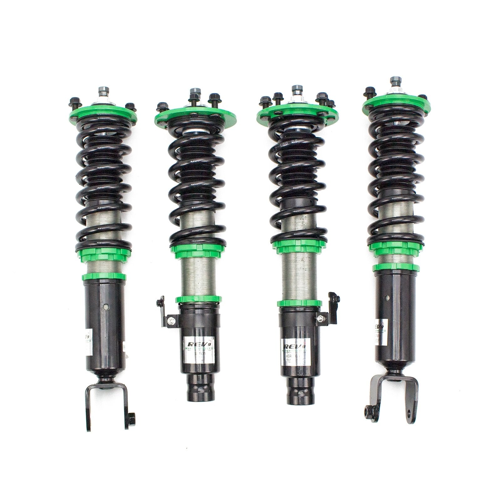 Rev9 R9-Hs2-038_1 Hyper-Street Ii Coilover Suspension Lowering Kit, Mono-Tube Shock W/ 32 Click Rebound Setting, Full Length Adjustable, Compatible With Honda Accord (Cp/Cs) 2008-12