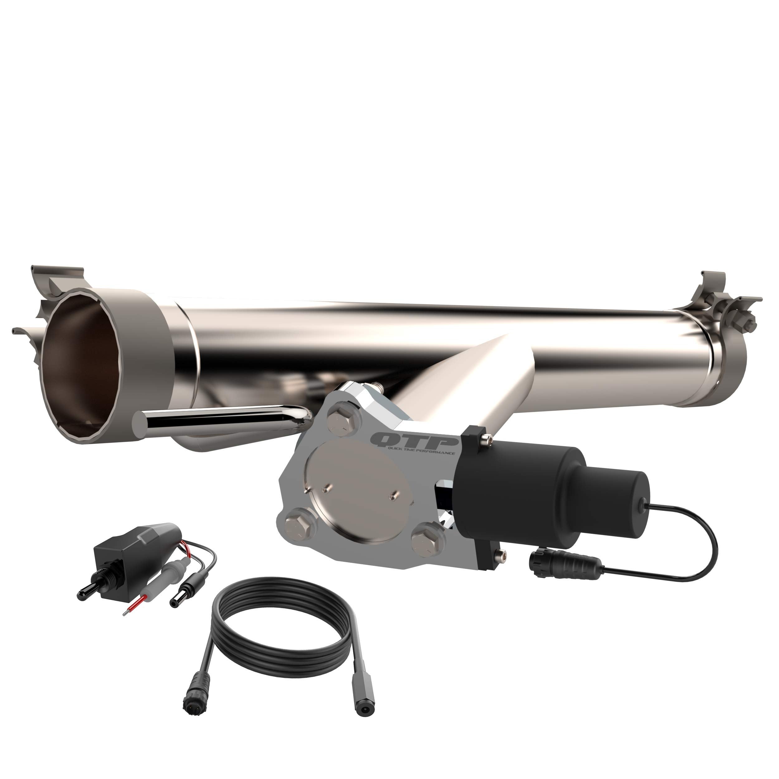 Qtp 520009 2009-2018 Ram 1500 5.7L Aggressor Electric Cutout Pipe