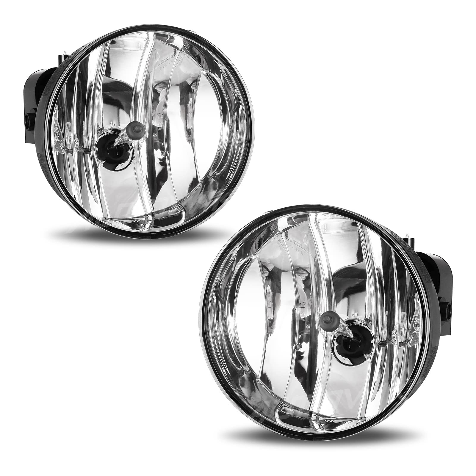 Autowiki Fog Lights For 2002-2009 Gmc Envoy Oem Replacement Fog Lamps 2Pcs With Clear Lens