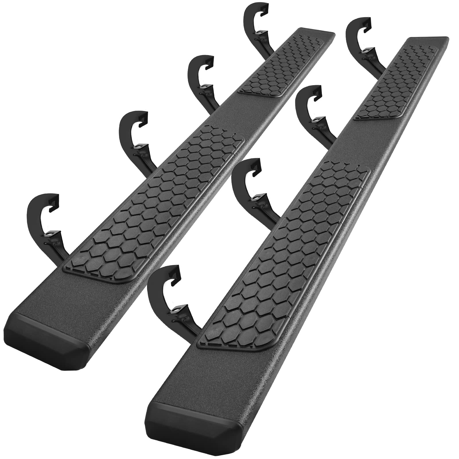 Comnova Side Steps Running Boards Compatible With 2019-2024 Chevy Silverado/Sierra 1500 Crew Cab & 2020-2024 Siverado/Sierra 2500Hd 3500Hd Crew Cab. 6.5 Inches Rock Sliders Truck Side Steps Step Bars.