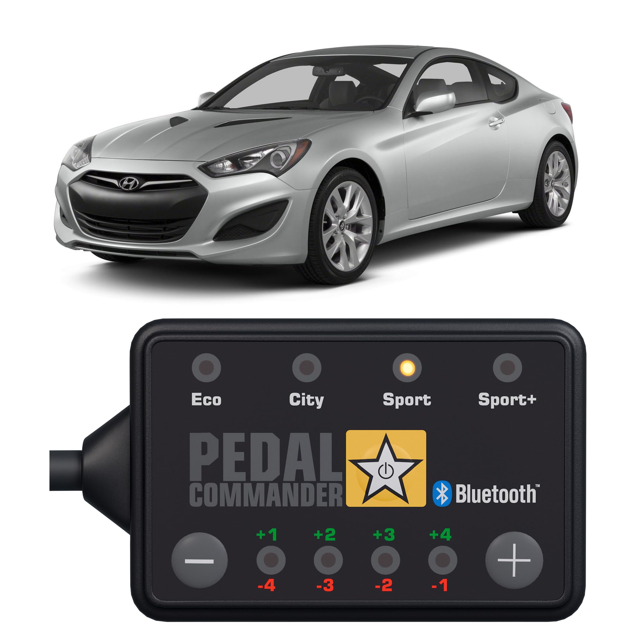 Pedal Commander For Hyundai Genesis Coupe 2008-2015 Throttle Response Controller Fits: Base Model, R-Spec, Track, Premium, Grand Touring, Ultimate, Hyundai Genesis Coupe Accessories