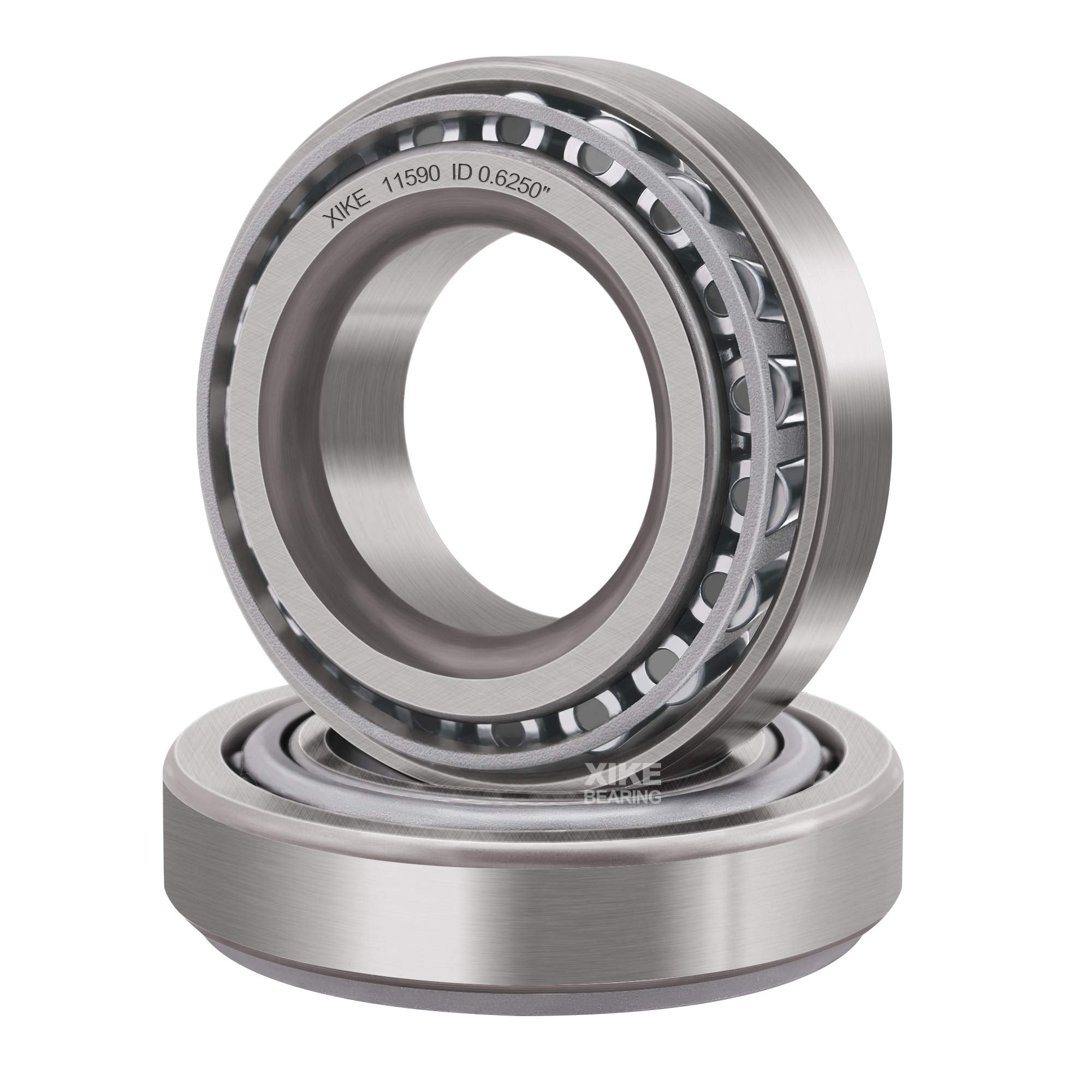 Xike 2 Set Wheel Bearings Set61-11590/11520 - Id 0.6250' X Od 1.6875',Tapered Roller Bearings Cup And Cone, Fits For Very Many Car And Trailer Axles.