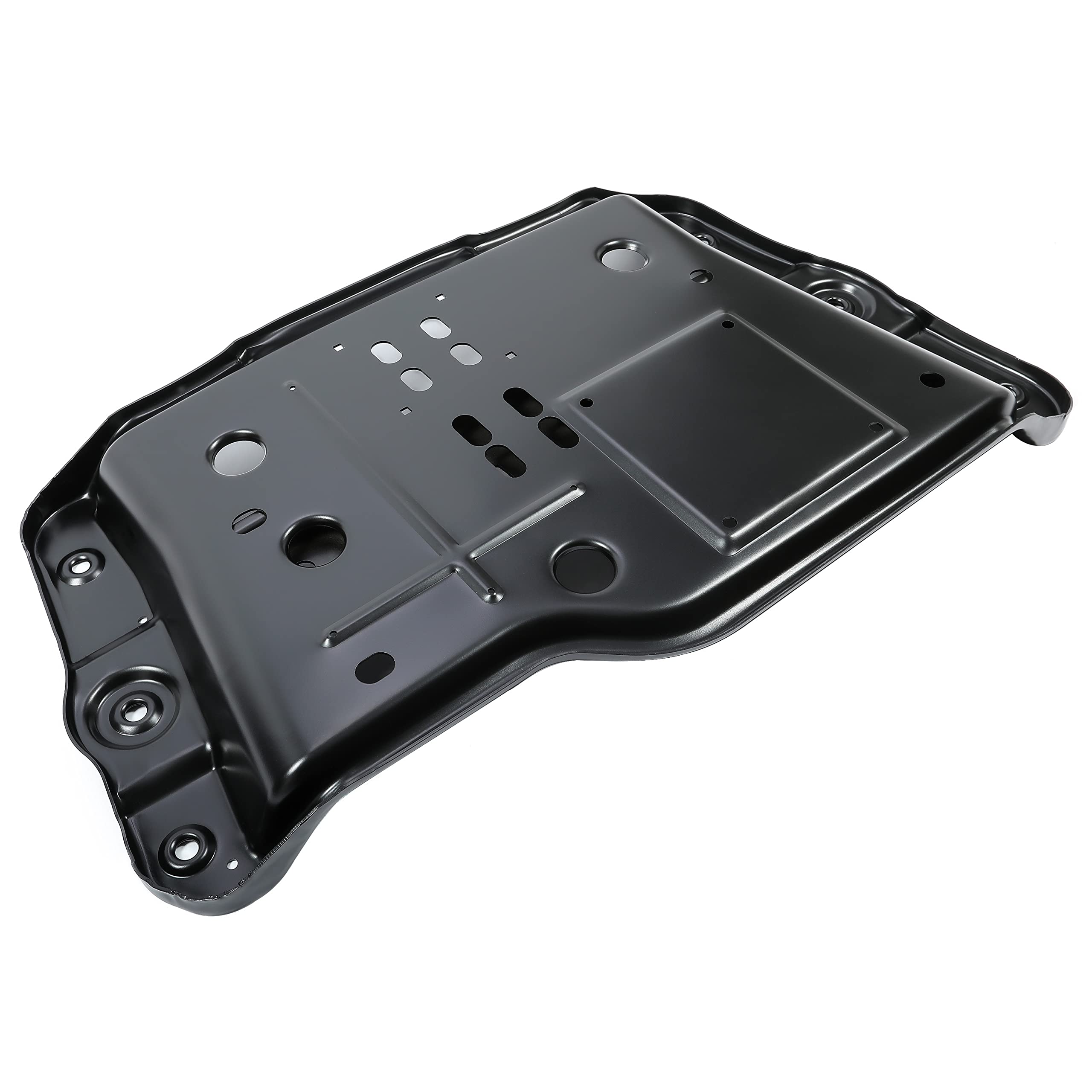 Kuafu Transmission Skid Plate Crossmember Compatible With 1997-2002 Jeep Wrangler Tj Steel Powder Coated Black