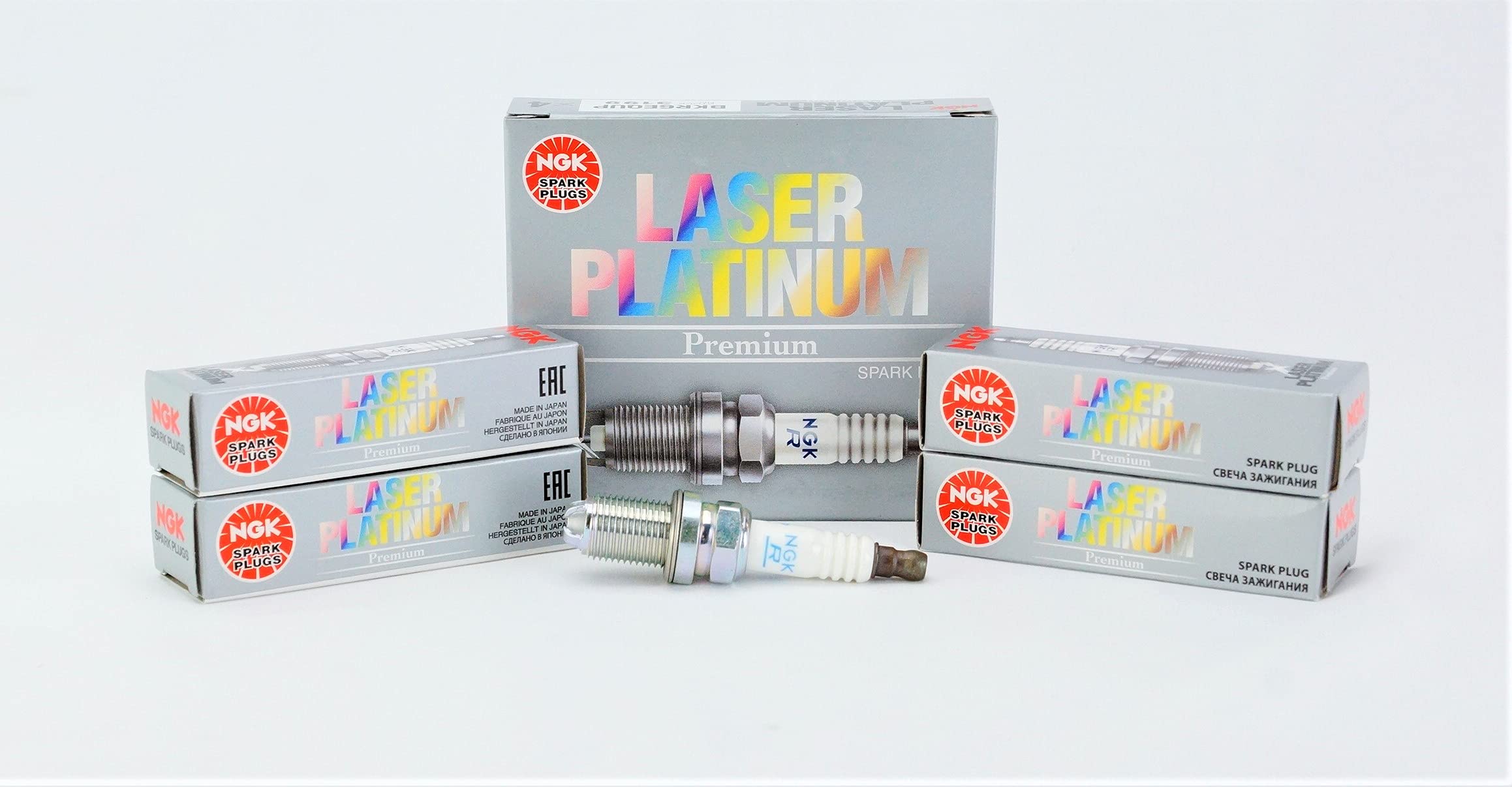 Ngk Laser Platinum Spark Plug Bkr6Equp (4 Pack) For Mini Cooper S 2002-2008 1.6L/1600Cc