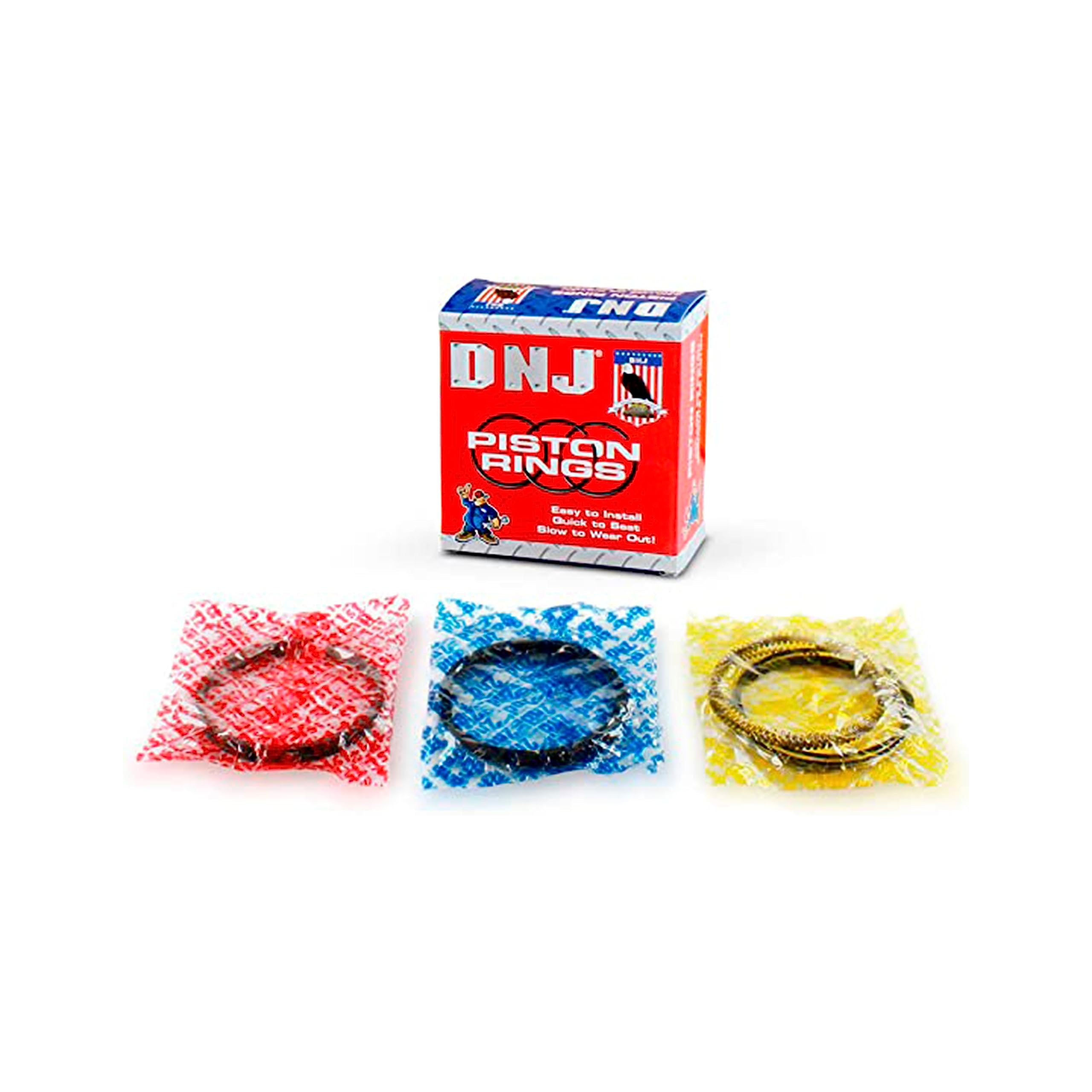 Dnj Pr211 Piston Rings Standard For 1986-2001 Acura, Chevrolet, Geo, Honda, Suzuki Civic, Civic Del Sol, Crx 1.5L-1.6L L4 16V Dohc 1590Cc