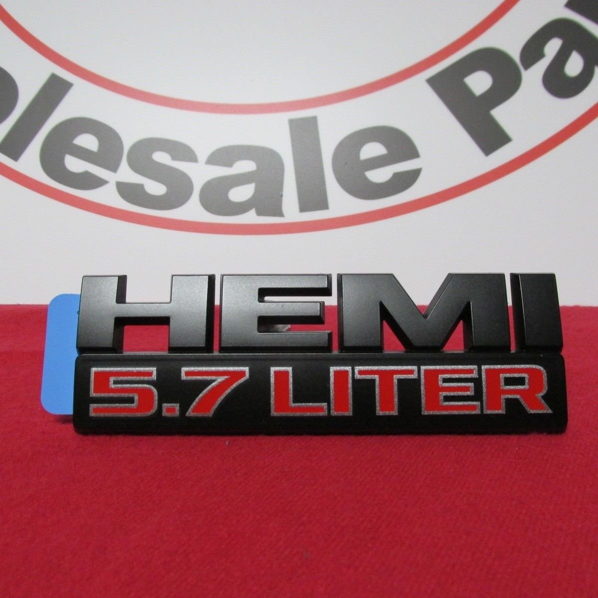 Mopar Dodge Ram Black Hemi 5.7 Liter Emblem Nameplate Decal Badge New Oem
