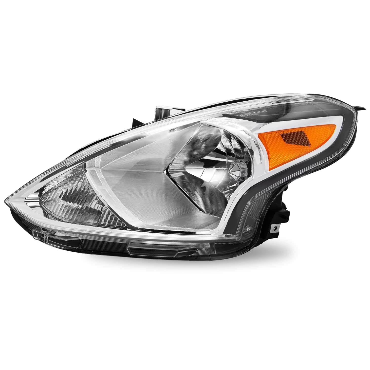 Sockir Headlight Assembly Compatible With 2015-2019 Nissan Versa Oem Style Halogen Headlamp Replacement Left Driver Side