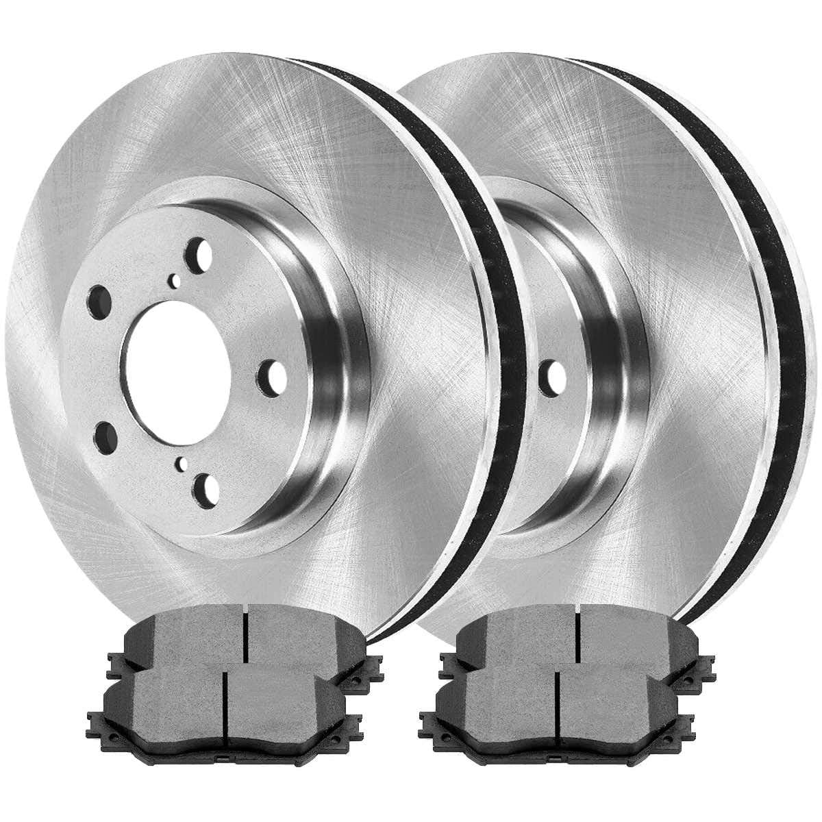 Autoshack Front Brake Kit Rotors And Ceramic Pads Pair Of 2 Driver And Passenger Side Replacement For Pontiac Vibe 2009-2014 Toyota Matrix 2009-2019 Corolla 2008-2014 Scion Xd Rscd41507-41507-1210-2-4