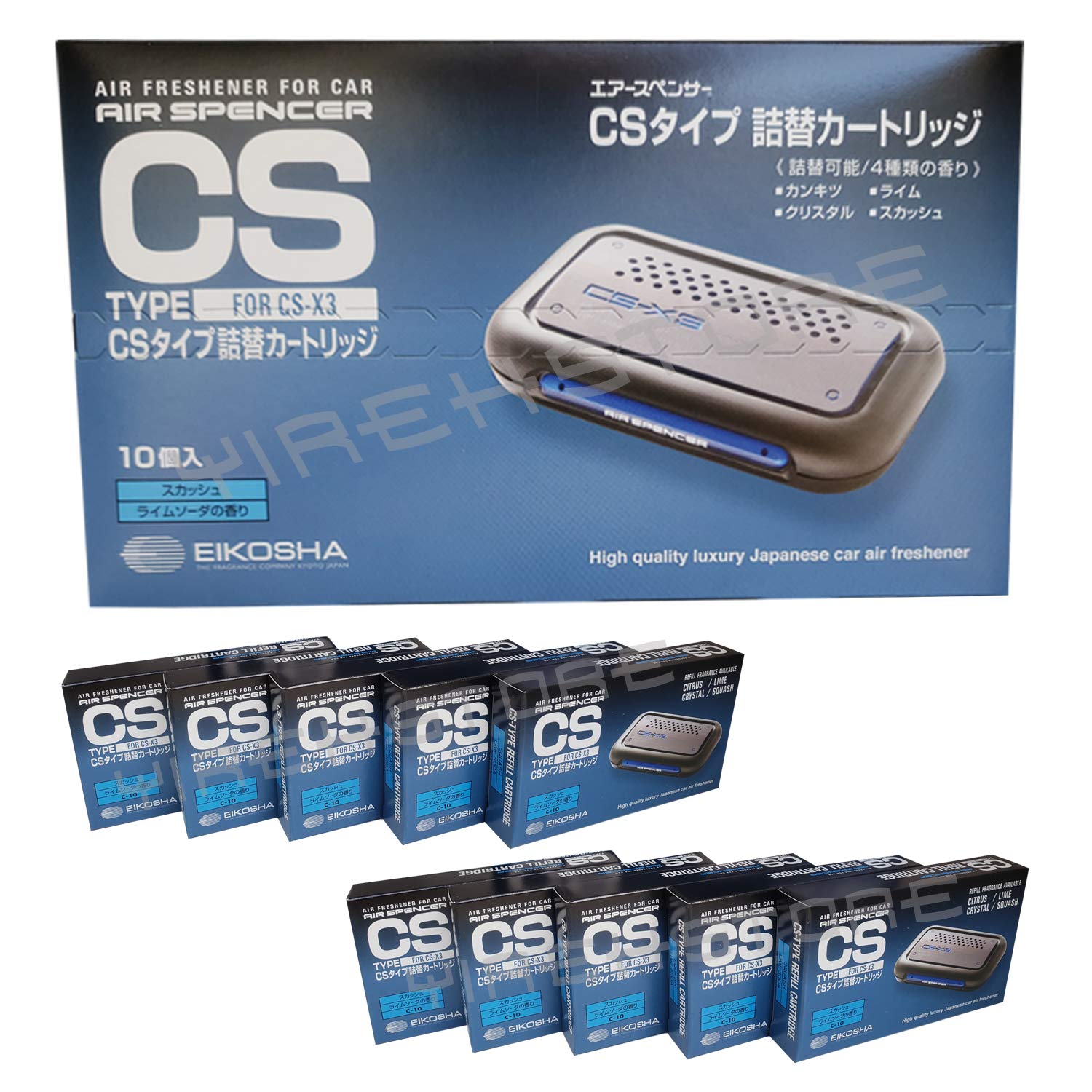 Cs-X3 Air Spencer Freshner Squash Refill Freshener (10 In The Box)