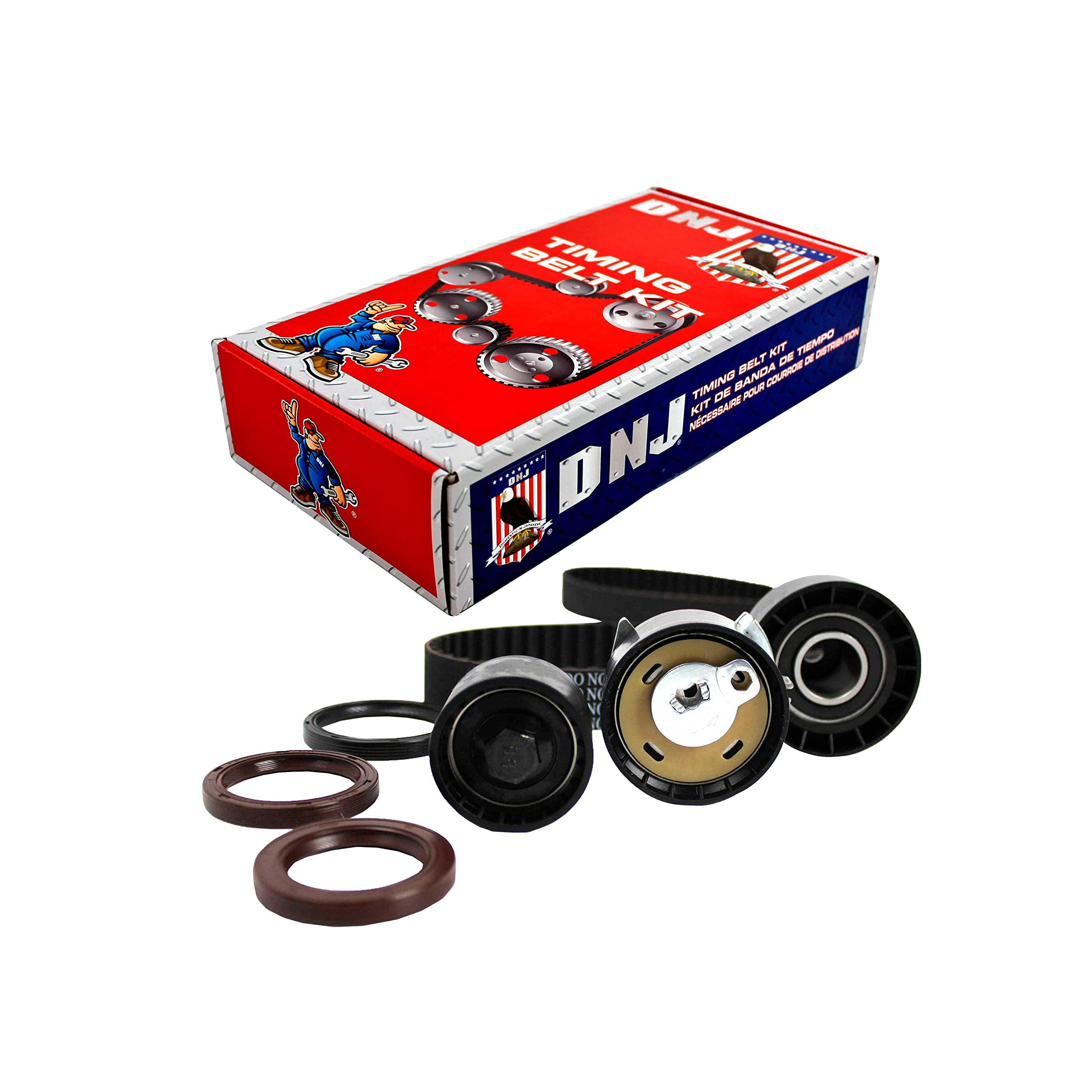 Dnj Tbk418B Timing Belt Kit For 1998-2000 / Ford, Mercury/Contour, Cougar, Escort, Focus, Mystique / 2.0L / Dohc / L4 / 16V / 121Cid
