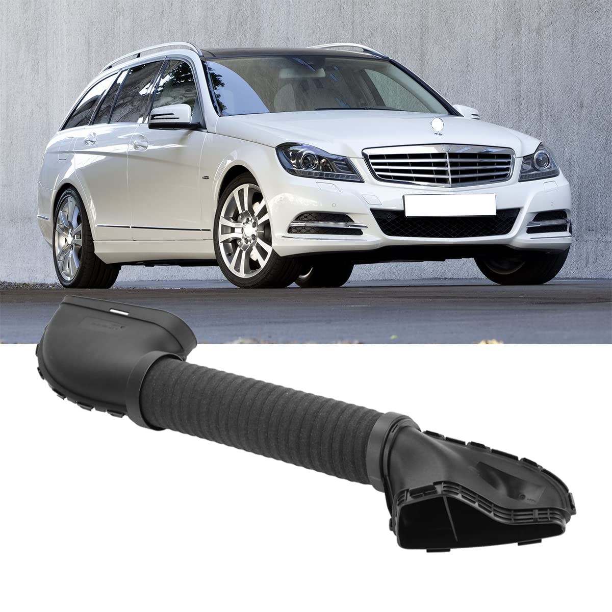 Binb Road Engine Air Intake Hose Right 2710900582 Compatible With Mercedes Benz W204 C180 C200 C300 C350 2007-2014