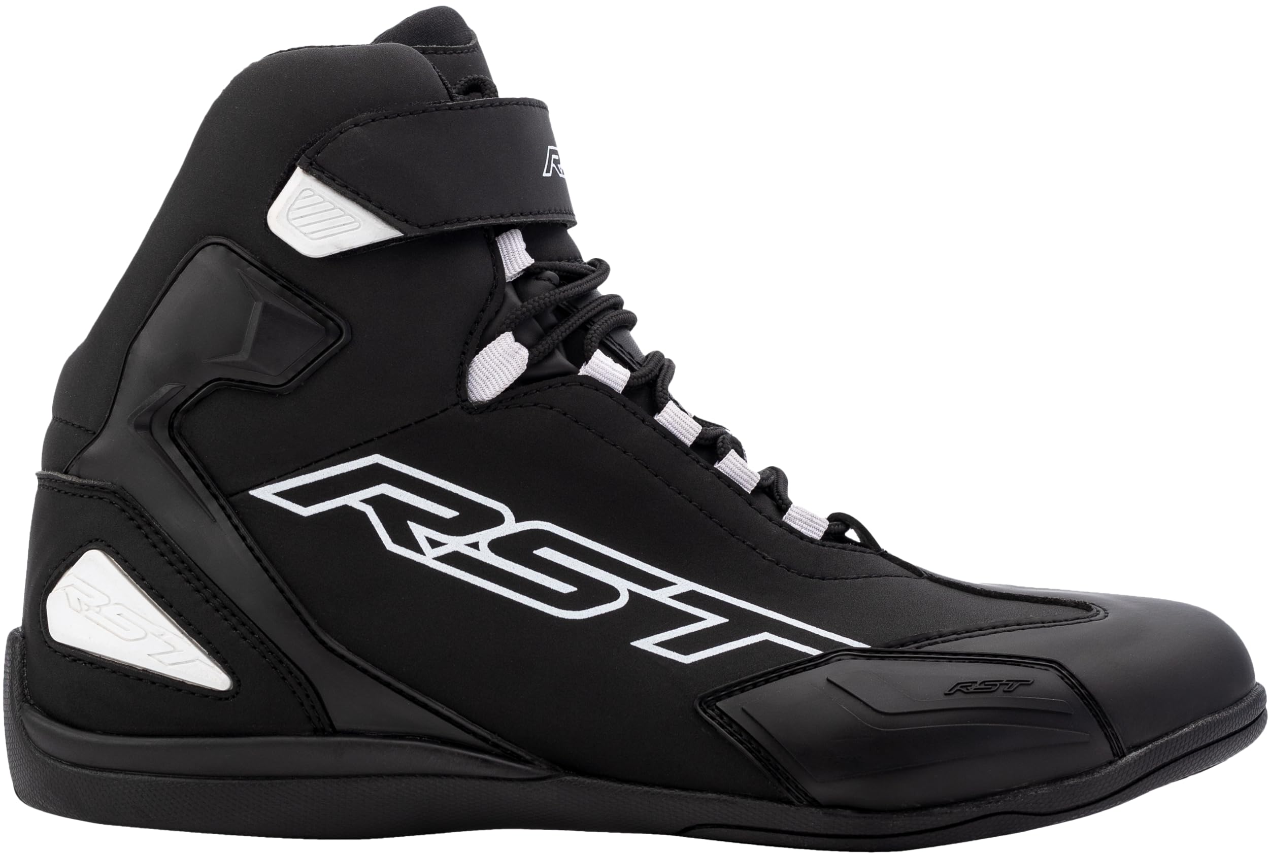 Rst Sabre Moto Shoe Ce Boot (Black/Black/White, Size 11.5)