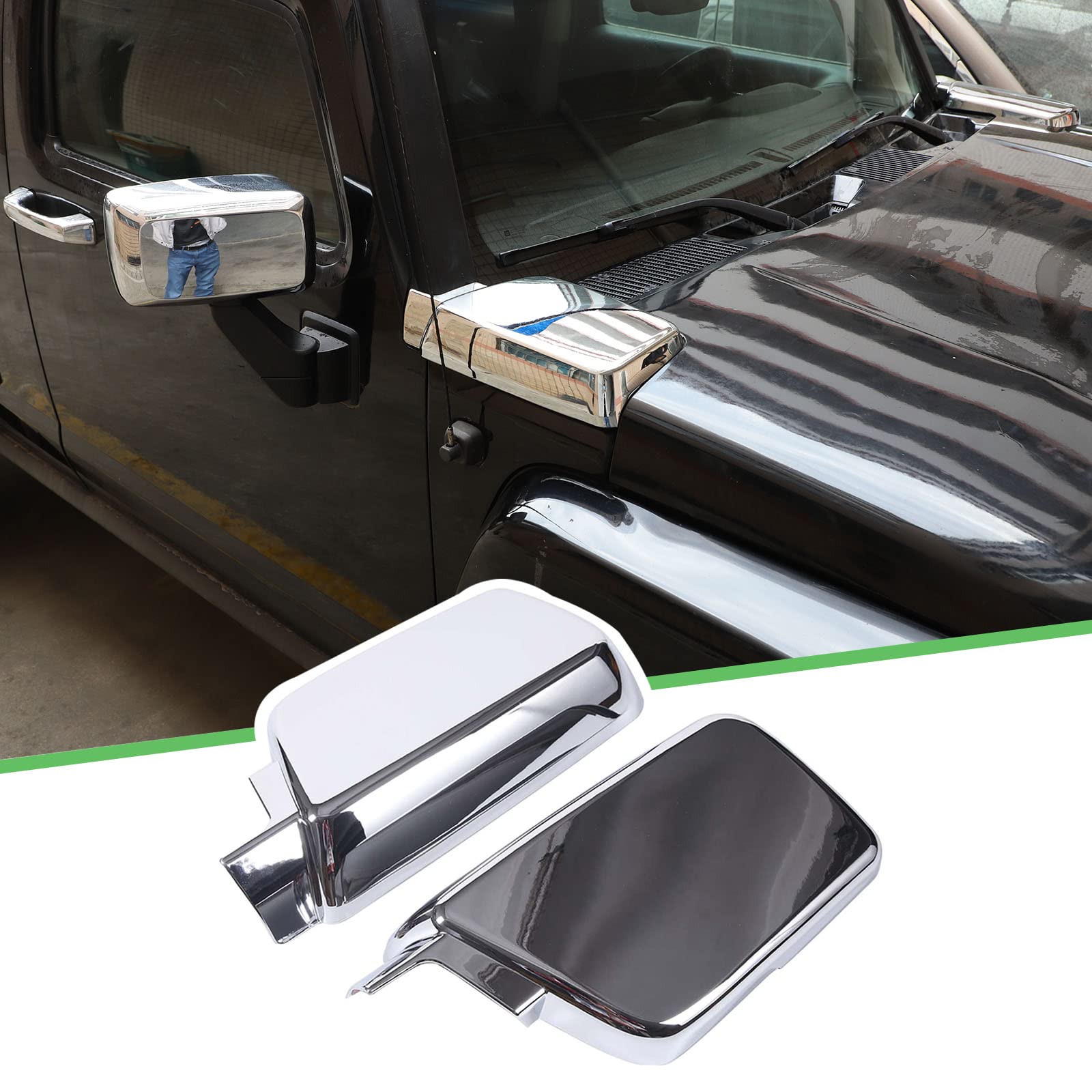 Piugilh Fit For Hummer H3 2005-2009 Side Air Intake Hood Vent Cover,Side Engine Hood Cover Car Exterior Accessories,2Pcs