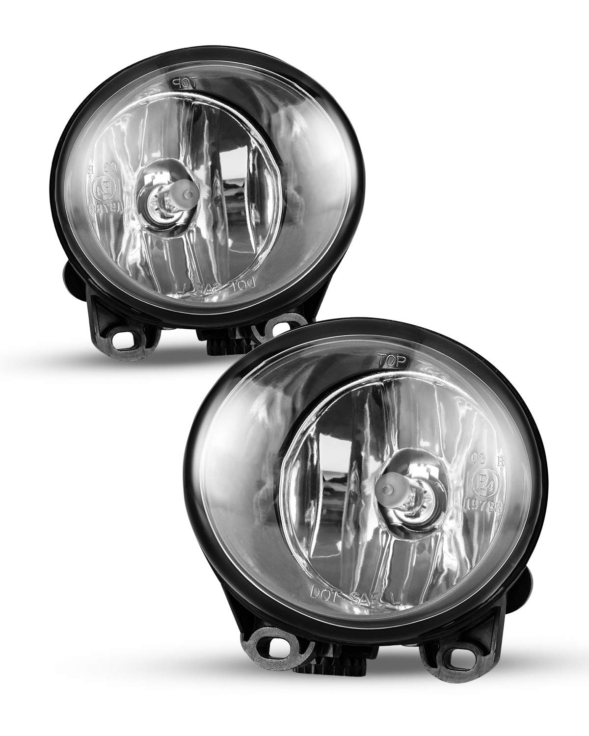 Autowiki Fog Lights Fit For 2007-2013 Bmw 3 Series Coupe E92/ 2014-2016 Bmw 5 Series Sedan F10 (All For M-Package Bumper Models)