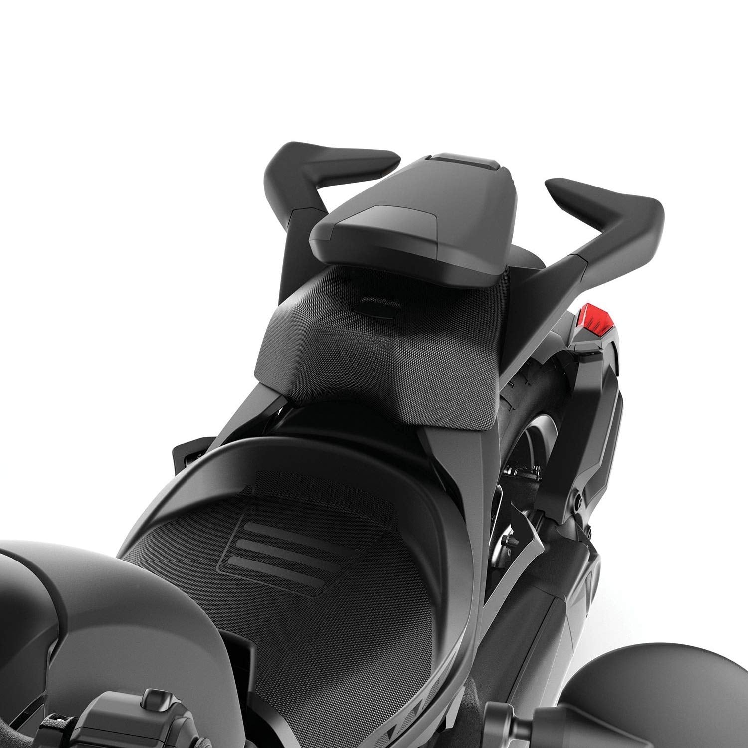 Can-Am New Oem, Ryker Cast Aluminum Black Foldable Passenger Backrest, 219400843