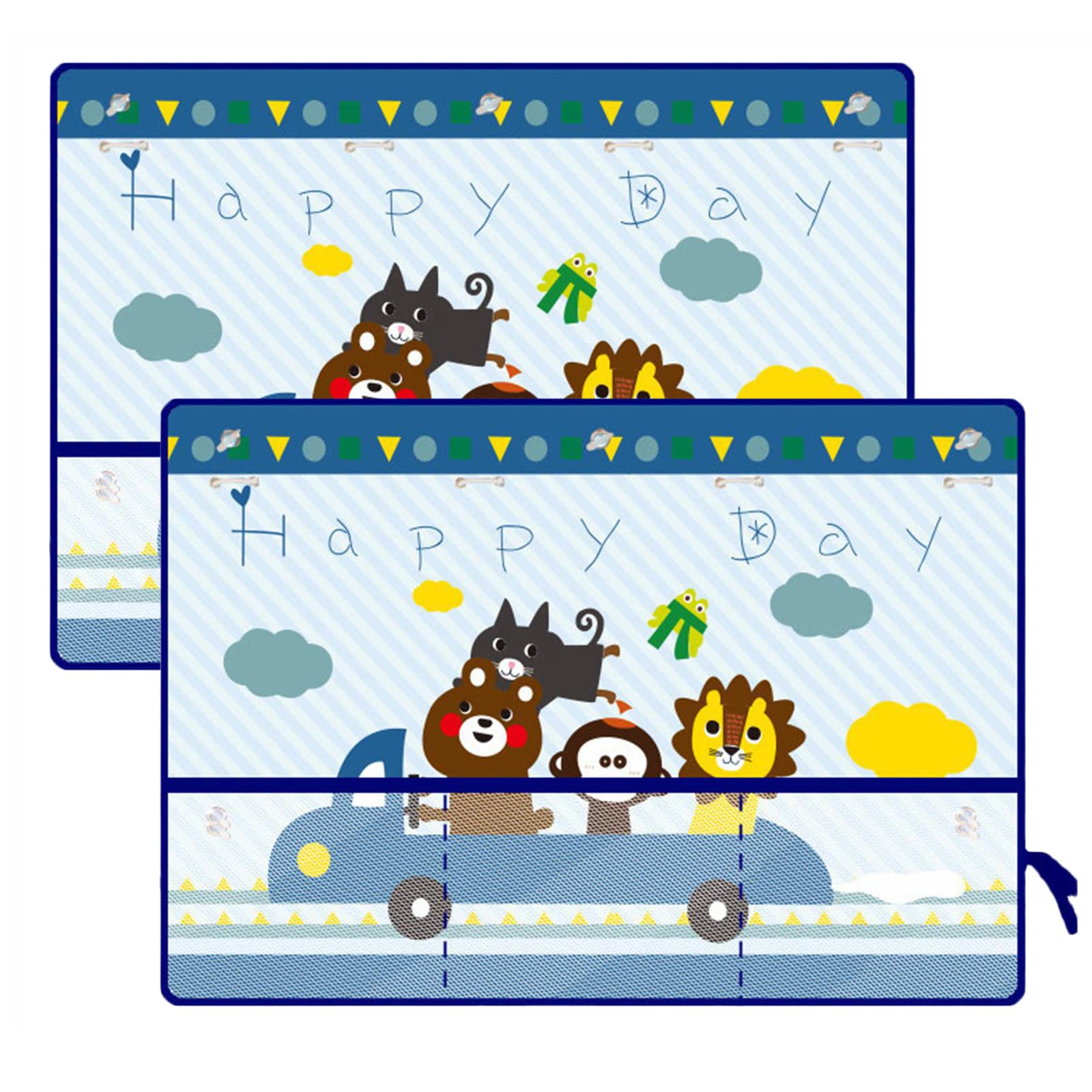 Car Sun Shade For Baby Kids Children 2 Pack Car Side Window Curtain Protector Protects From Sun Glare Heat Blocks Uv Rays Glare Car Interior Sun Blocker Blind (Travel)