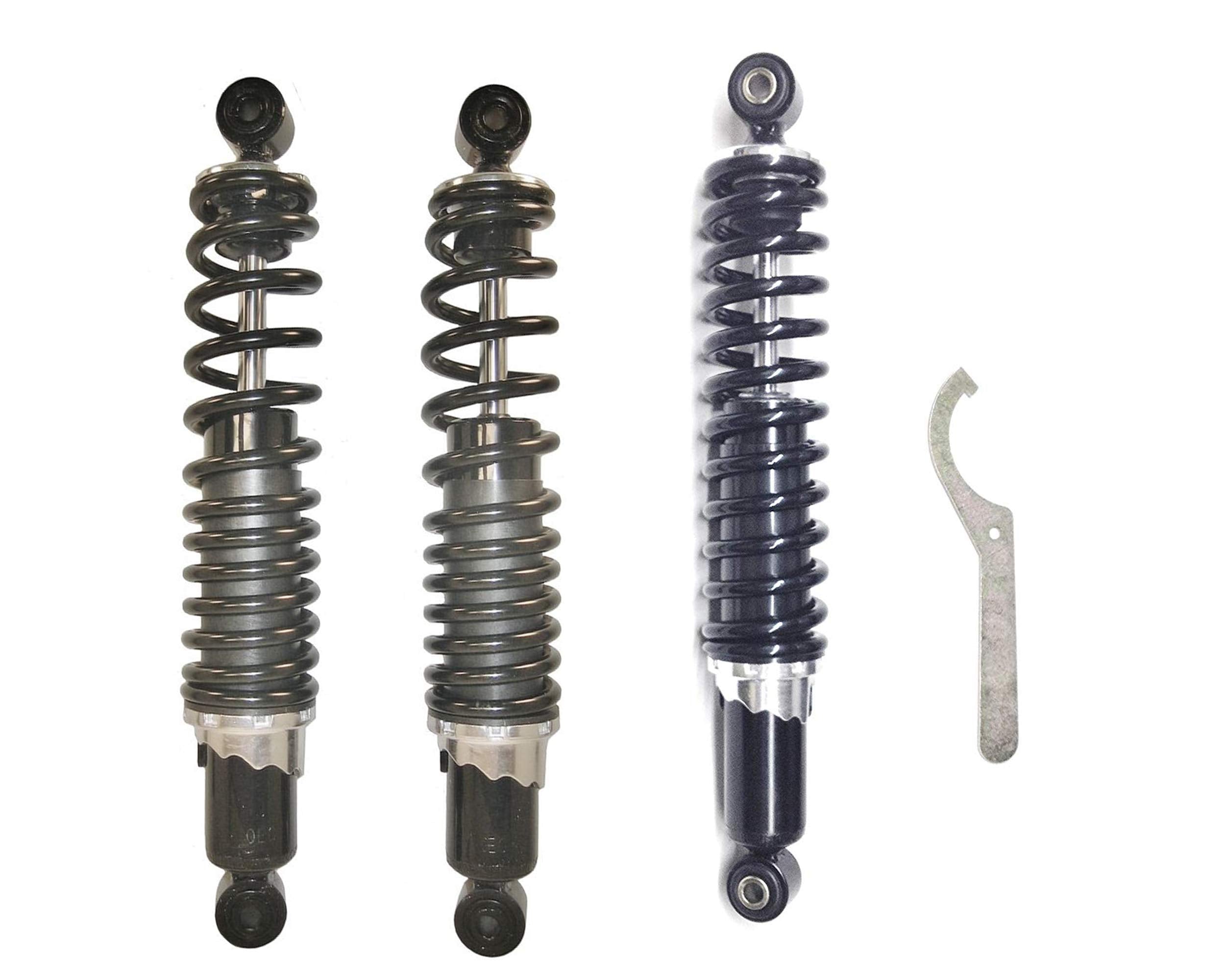 3 Dta Complete Coil-Over Springs Shocks Oe Replacement Compatible With 1993-2000 Honda Fourtrax 300 Trx300 2X4. Will Not Fit Trx300Ex Sportrax