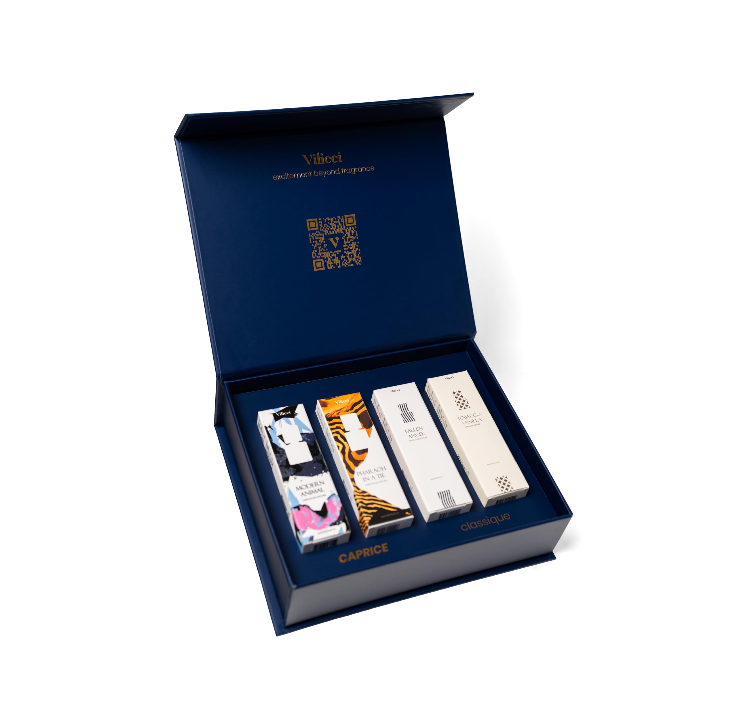 Vilicci Car Air Freshener Gift Set - Long Lasting Fragrance For Auto And Home | 4 Bottles Of Car Perfume - Auto Air Freshener, Perfect For Car Hanging - Cool Car Air Freshener Collection