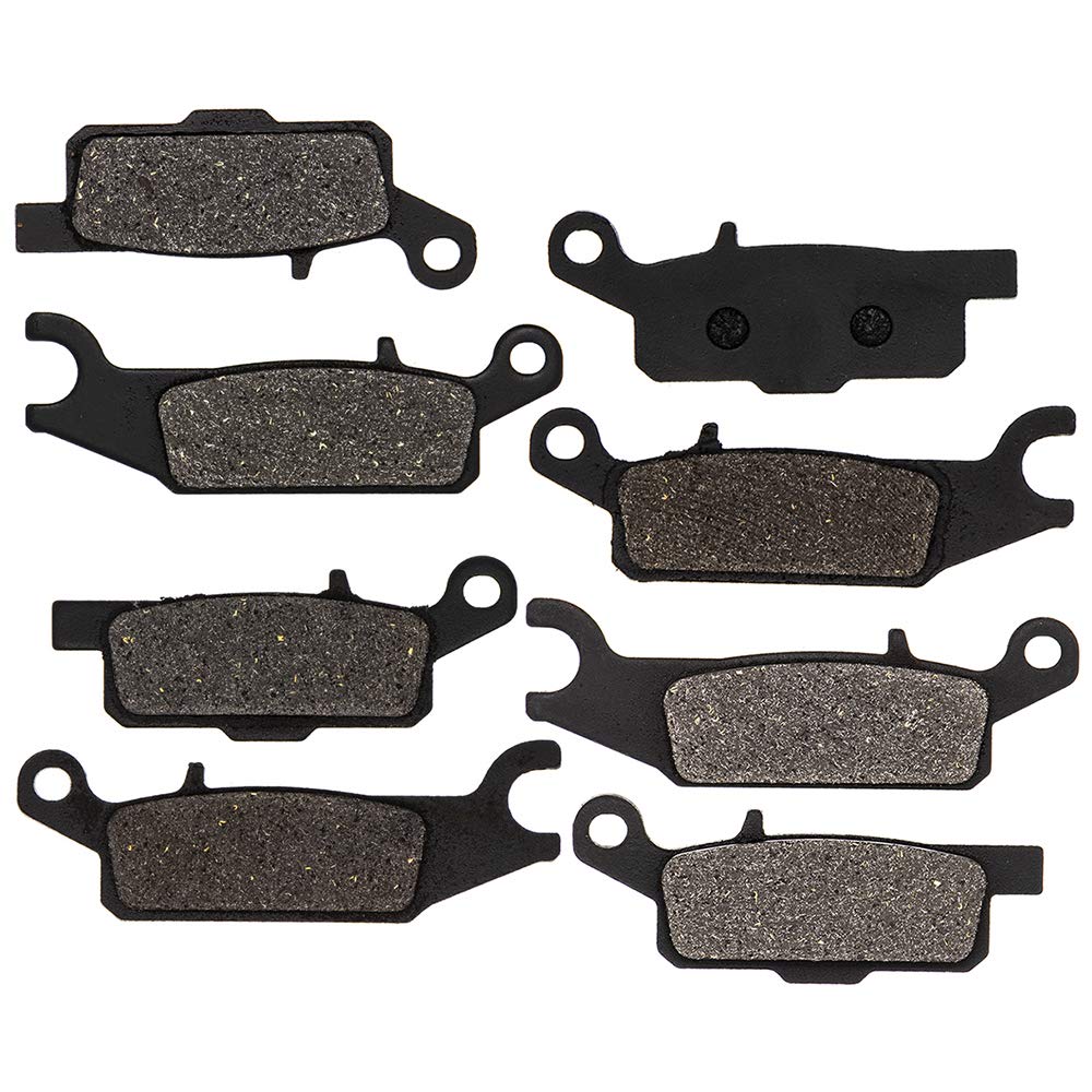 Niche Brake Pad Kit For Yamaha Grizzly 700 550 3B4-W0045-00 3B4-W0045-10 Front Rear Semi-Metallic