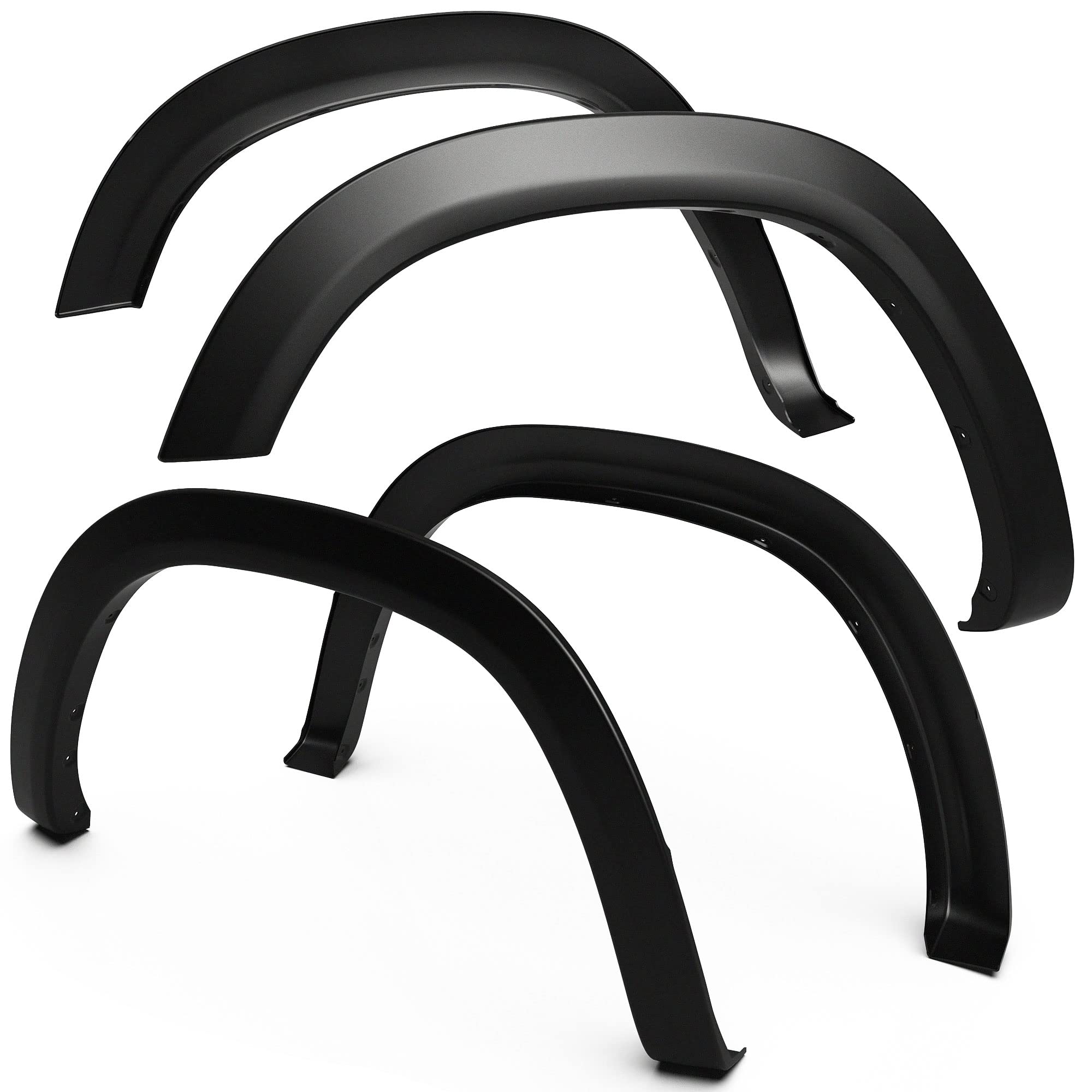 Tyger Auto Fender Flares Compatible With 2019-2024 Ram 1500 (Not Fit 2019-2024 Classic; Rebel; Warlock; Trx), Fine-Textured Paintable Factory Style 4Pc | Tg-Ff6D4328