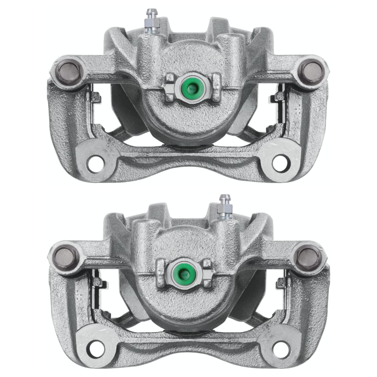 Autoshack Front Brake Calipers With Bracket Assembly Pair Of 2 Driver And Passenger Side Replacement For 2012-2017 Hyundai Accent 2012-2017 Kia Rio 1.6L Fwd Bc7796Pr