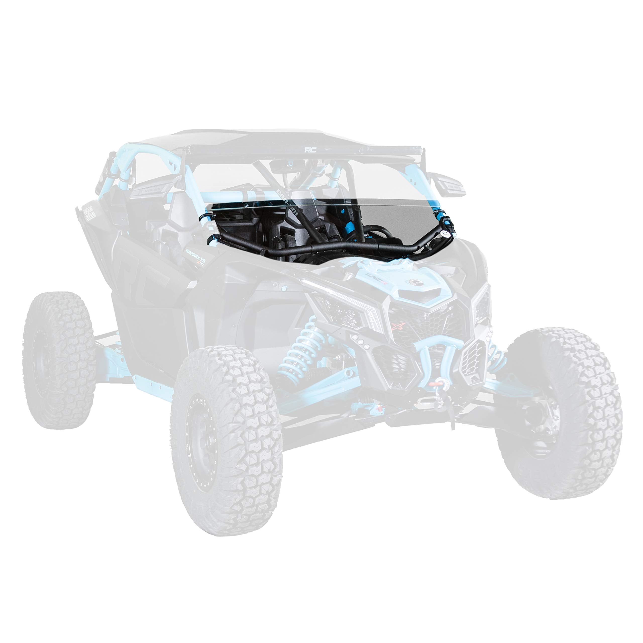 Compatible With Half Windshield For Can-Am Maverick X3 With Intrusion Bar 3/16” Scratch Resistant