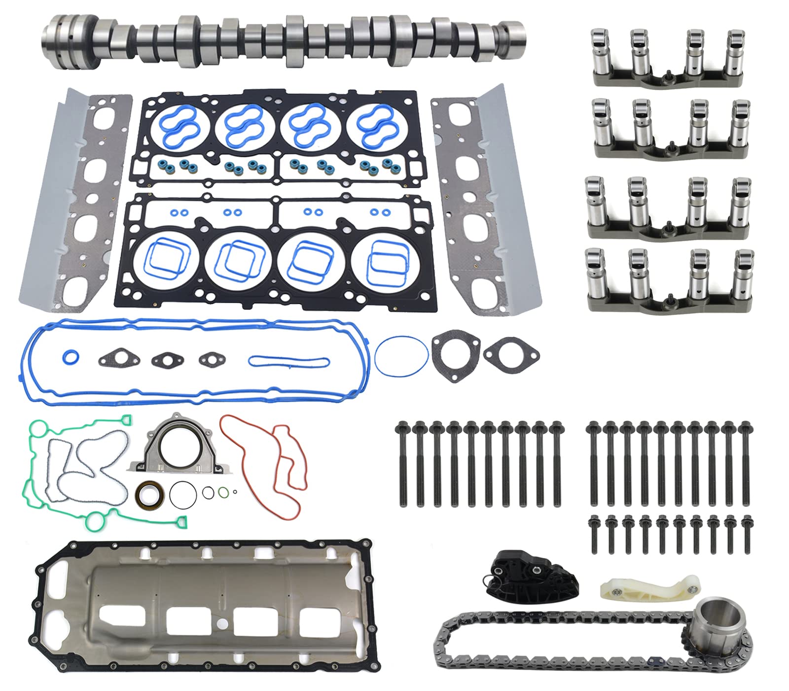 Koomaha Mds Lifters Camshaft Lower Engine Gasket Set Replacement For 2009-2015 Dodge Ram 1500 5.7L V8 Hemi 5135457Af 53022263Af 53021726Ad 53021726Ae