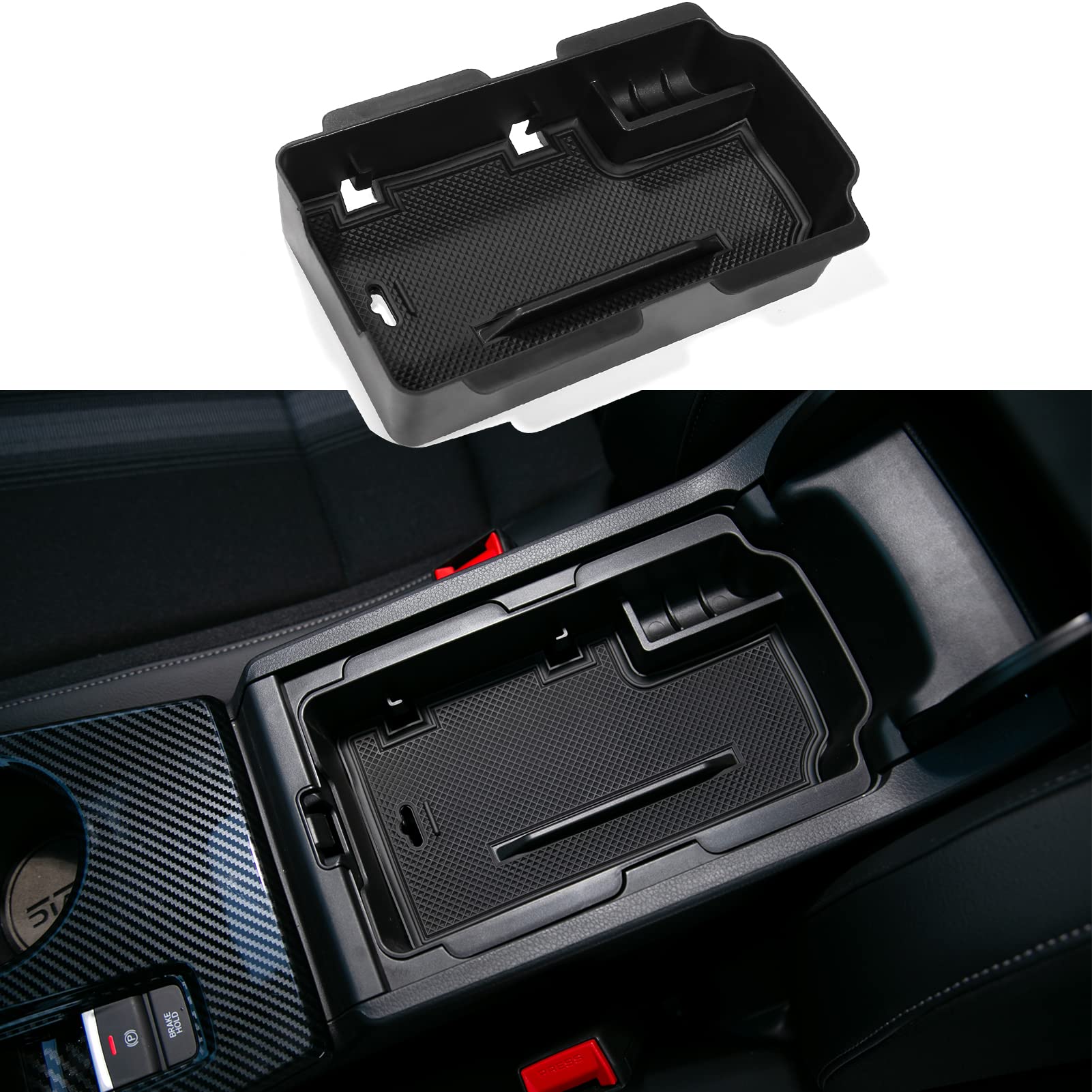 Cke For 11Th Gen Civic With Cvt Compatible With Honda Civic 2025 2024 2023 2022 Accessories Car Center Console Box Armrest Storage Box Organizer Armrest Cover Tray Insert