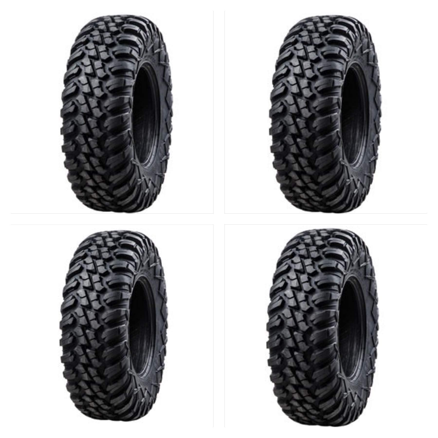 Four (4) Tusk Terrabite Heavy Duty 8 Ply Radial Utv/Atv Tires - 28X10-14