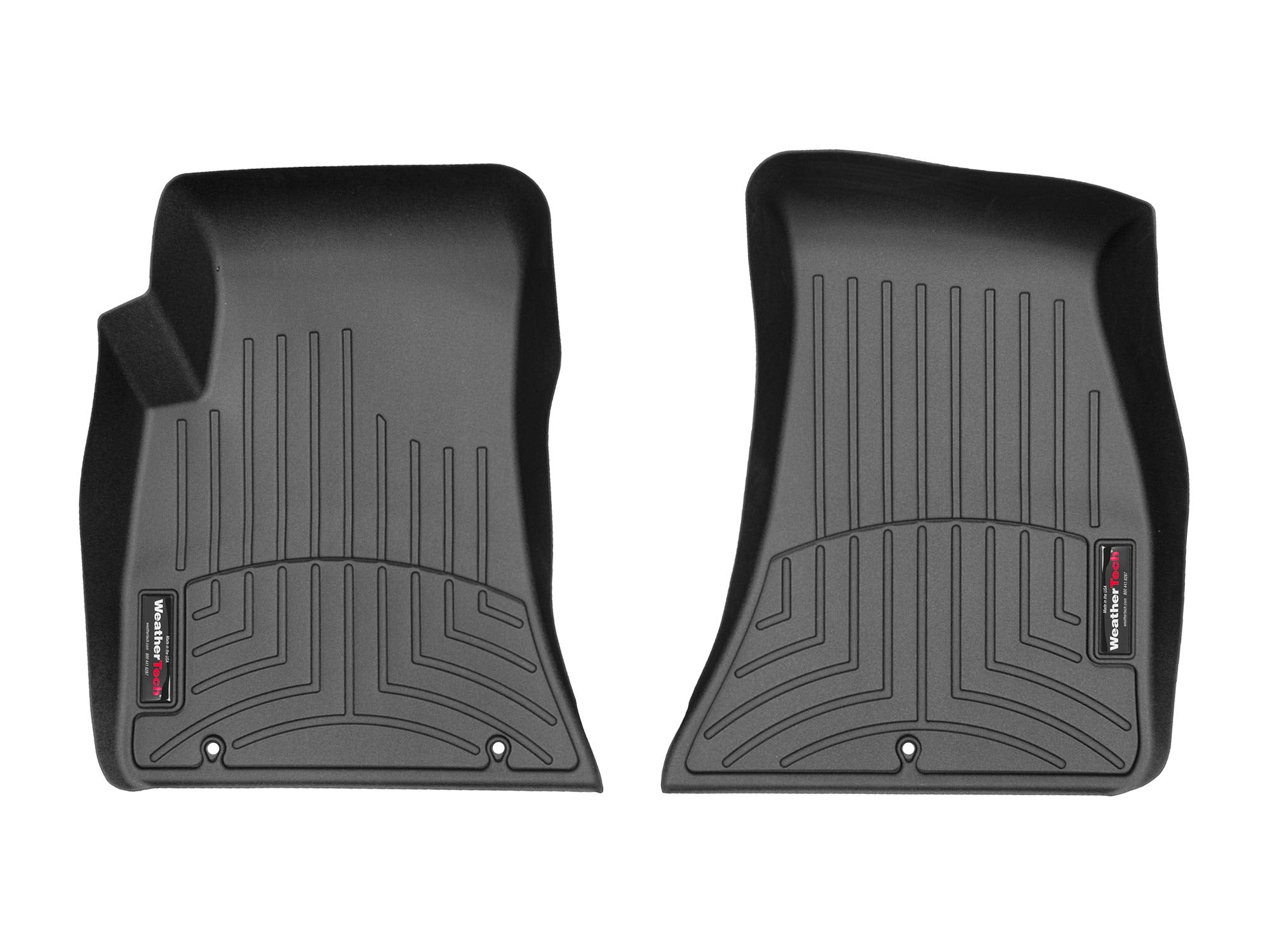 Weathertech Custom Fit Floorliners For Dodge Challenger - 1St Row (4410491), Black