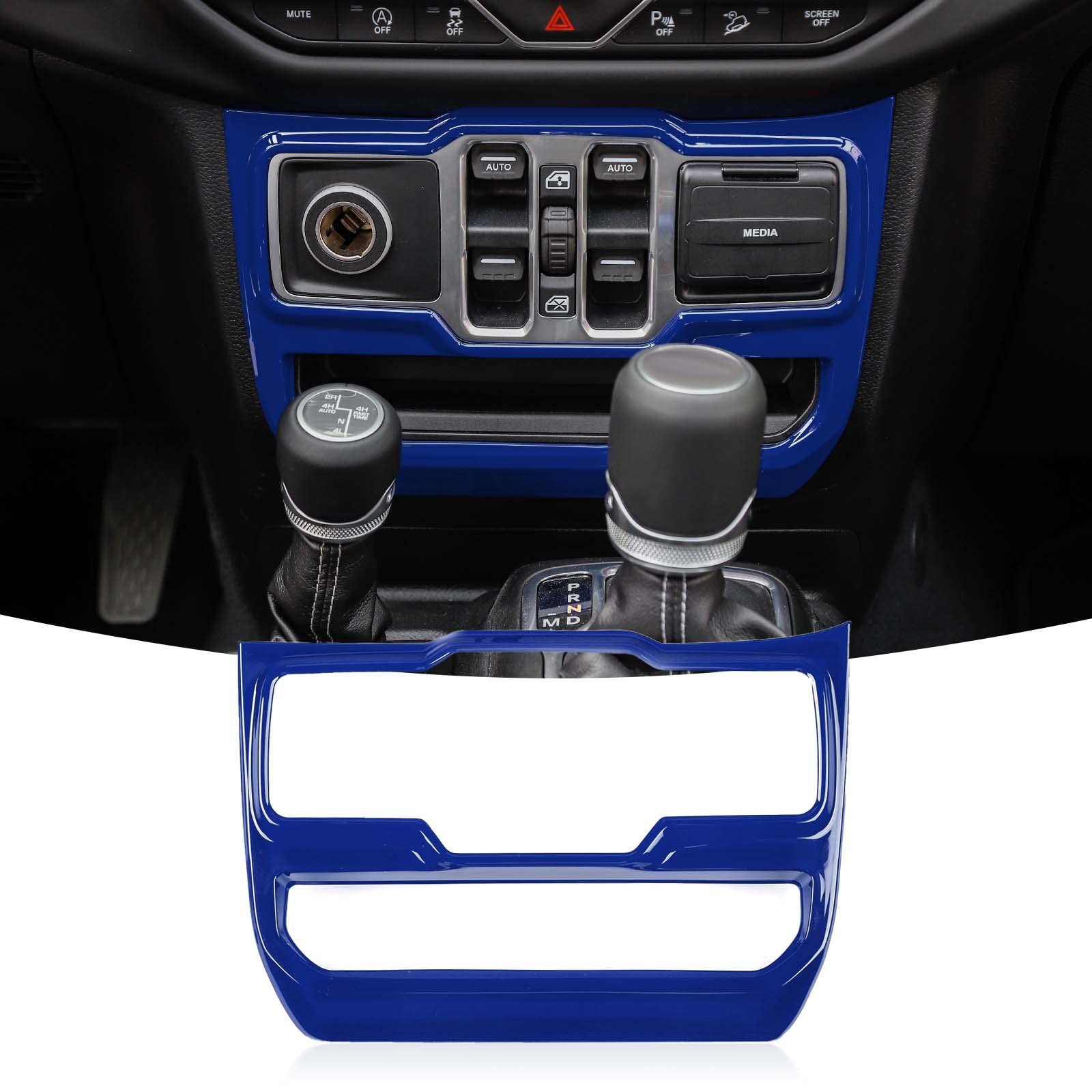 Jecar Window Control Panel Trim Cover Interior Decoration Accessories Compatible With Jeep Wrangler 2018-2023 Jl Jlu, Carbon Fiber Texture